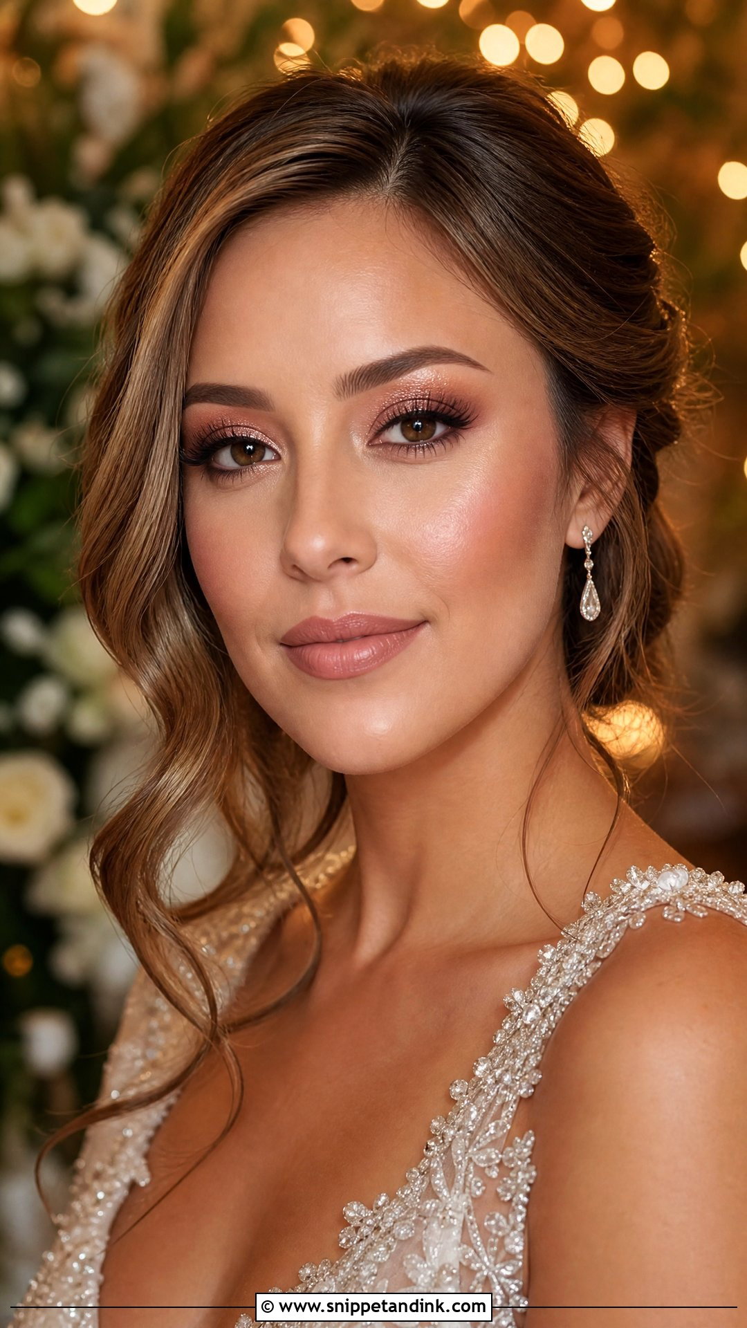 Rose Gold Summer Bridal Makeup - Snippet and Ink - 20 Summer Bridal Makeup Ideas