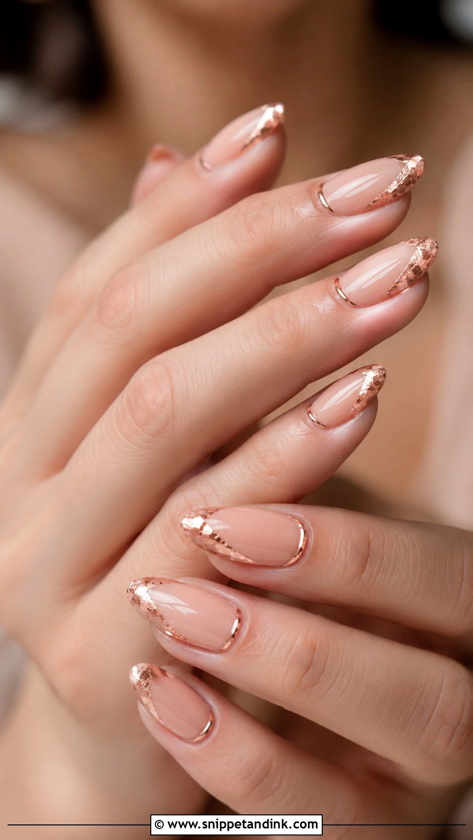 Rose Gold Vintage Wedding Nails - Snippet and Ink - 20 Vintage Wedding Nails