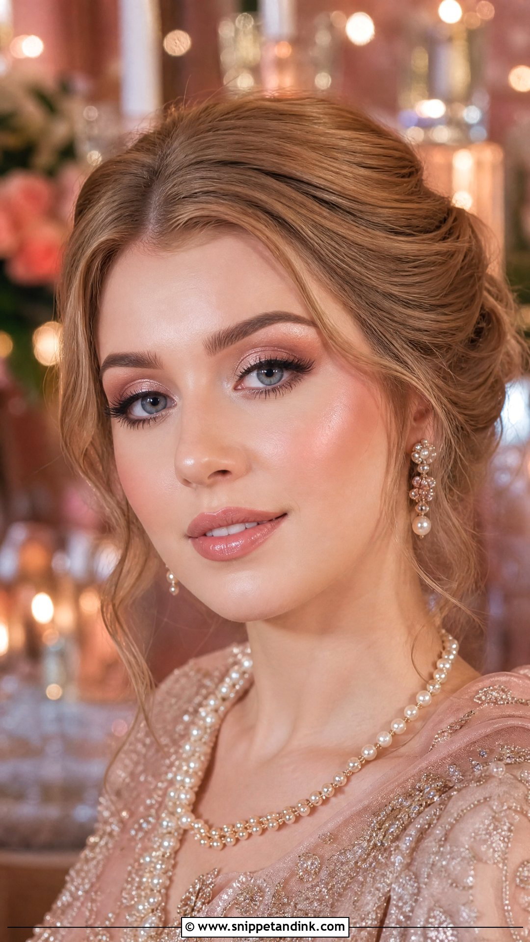 Rose Gold Walima Bride Makeup - Snippet and Ink - 20 Walima Bride Makeup Ideas