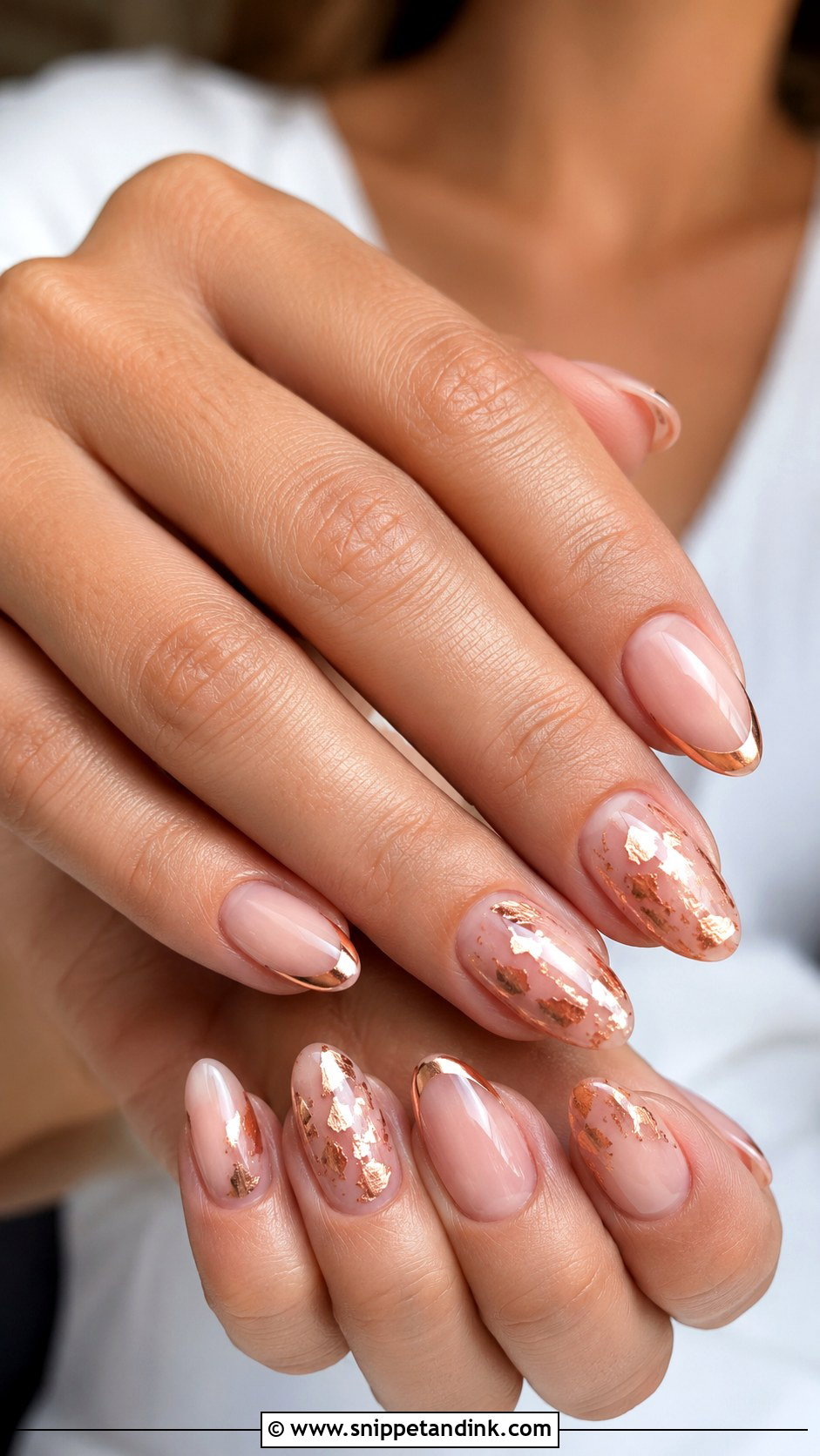 Rose Gold Wedding Anniversary Nails - Snippet and Ink - 20 Wedding Anniversary Nails
