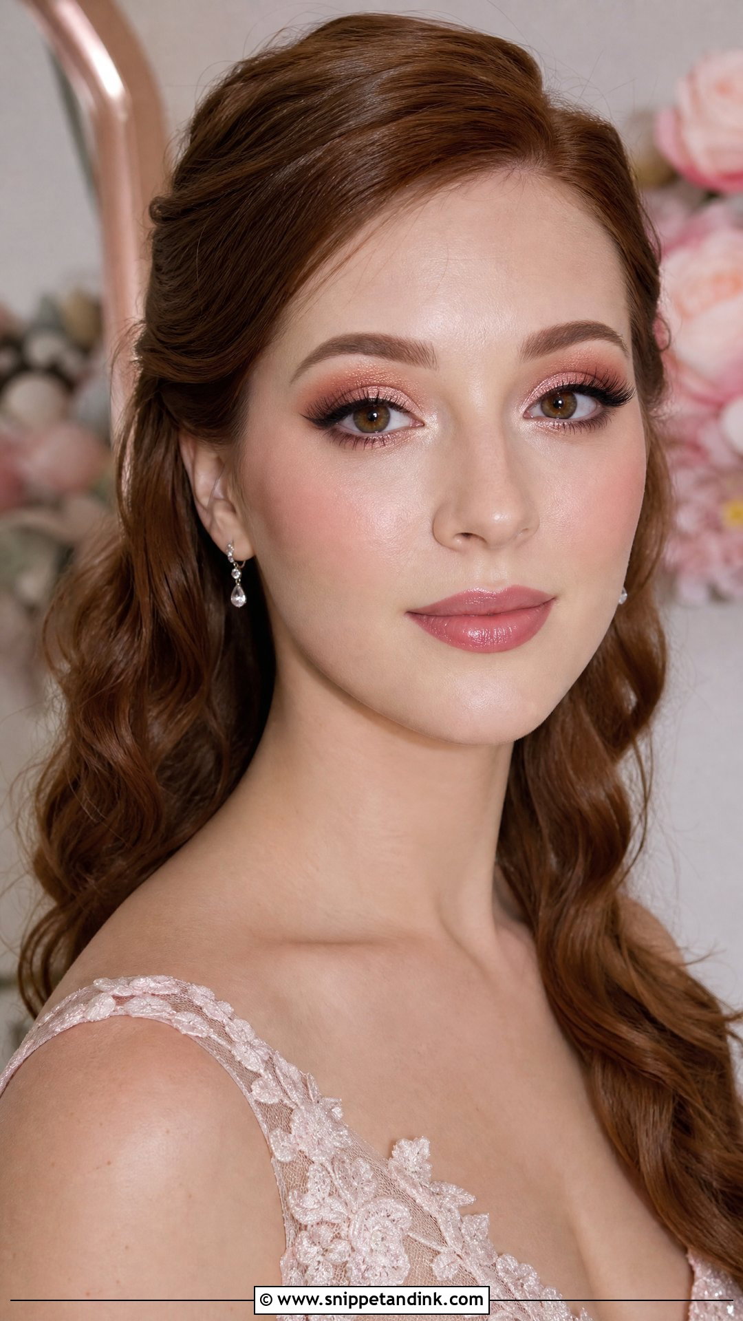 Rose Gold Wedding Eye Makeup for Brown Eyes - Snippet and Ink - 20 Wedding Eye Makeup for Brown Eyes