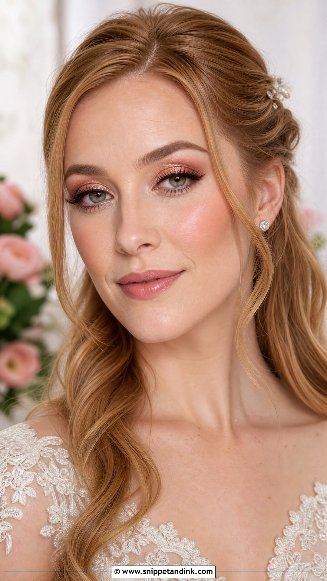 Rose Gold Wedding Eyeshadow Look - Snippet and Ink - 20 Wedding Eyeshadow Looks