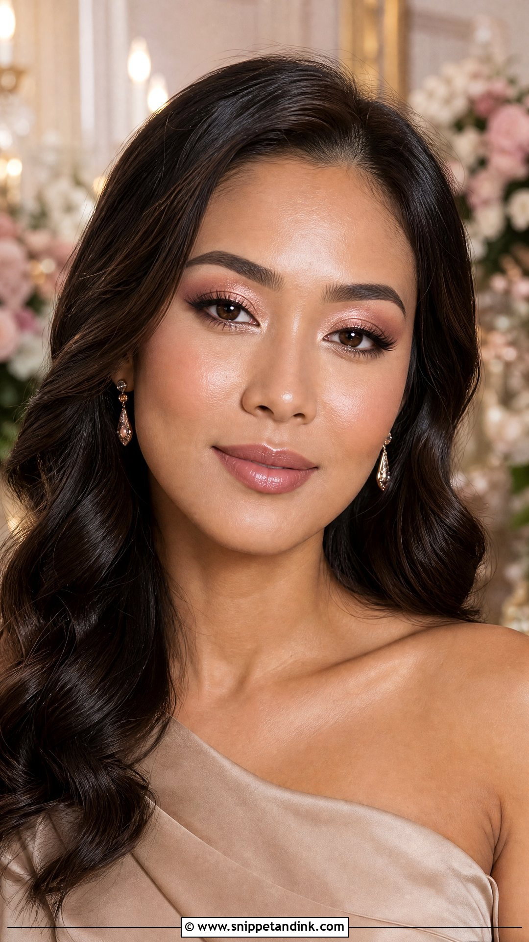 Rose Gold Wedding Guest Makeup - Snippet and Ink - 20 Simple Makeup for Wedding Guest Ideas