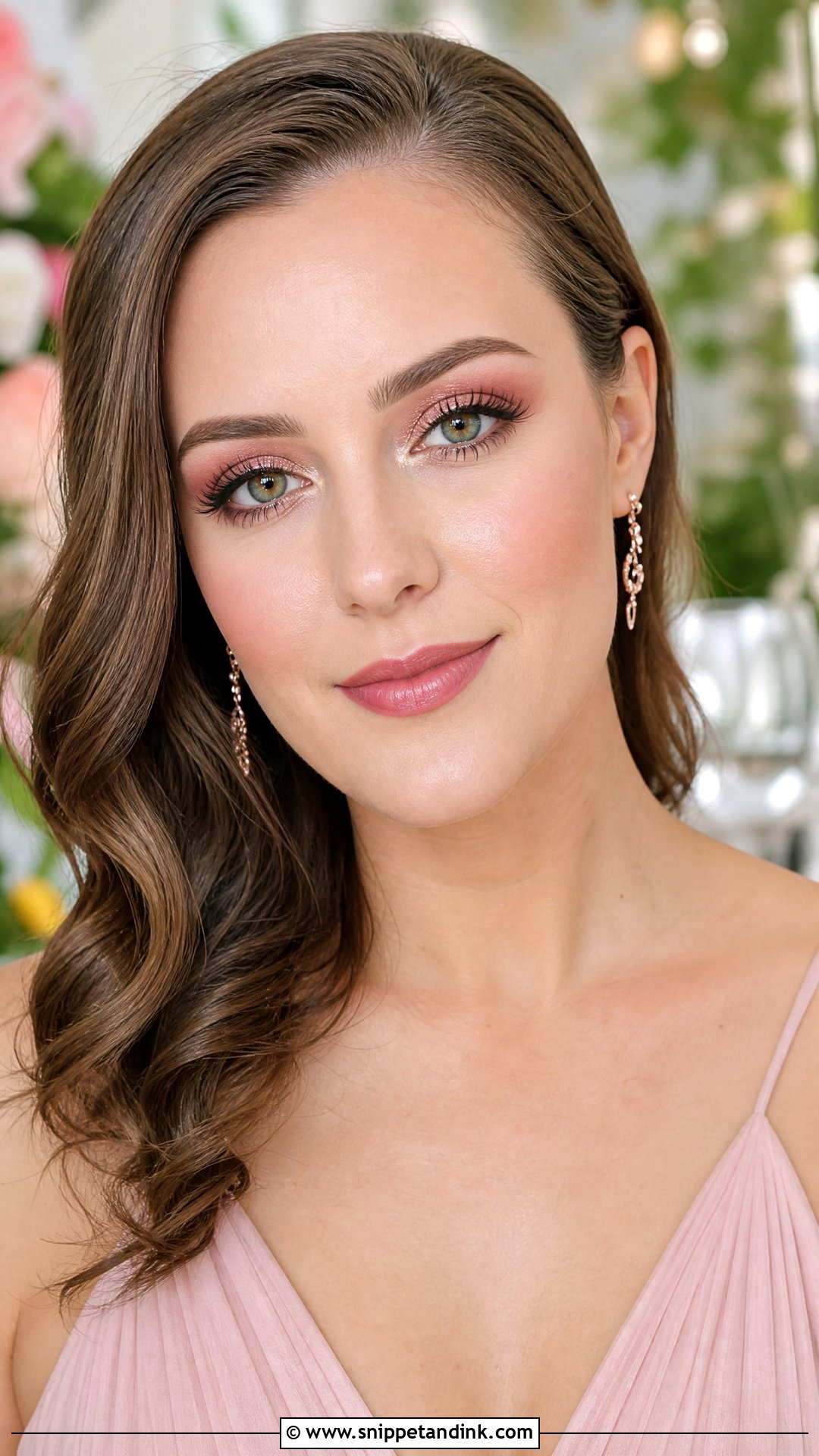 Rose Gold Wedding Guest Makeup for Green Eyes - Snippet and Ink - 25 Wedding Guest Makeup for Green Eyes