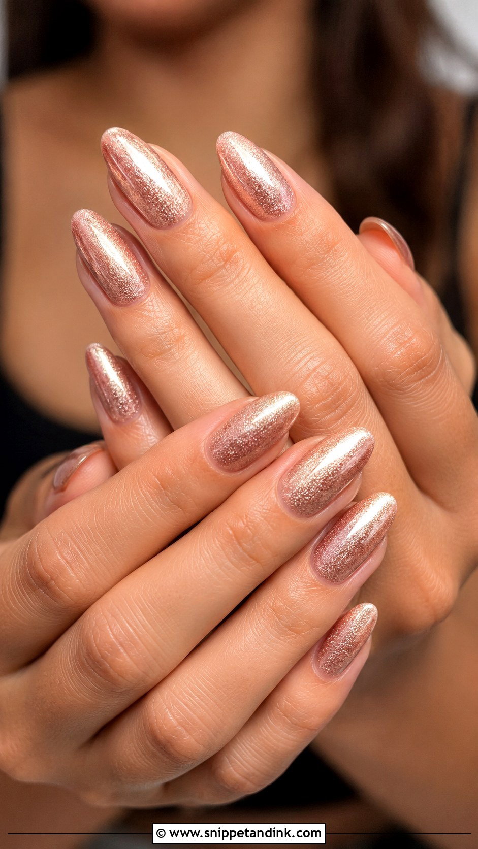 Rose Gold Wedding Guest Nails - Snippet and Ink - 20 Nail Ideas for Wedding Guest