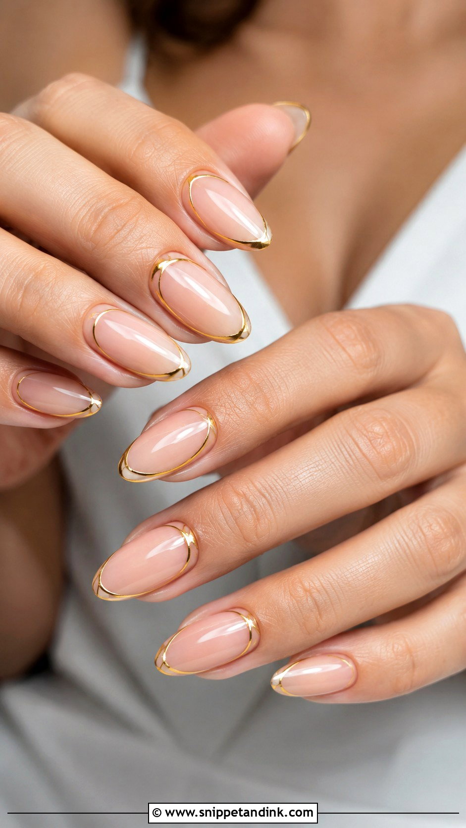 Rose Gold Wedding Guest Nails - Snippet and Ink - 20 Wedding Guest Nail Designs