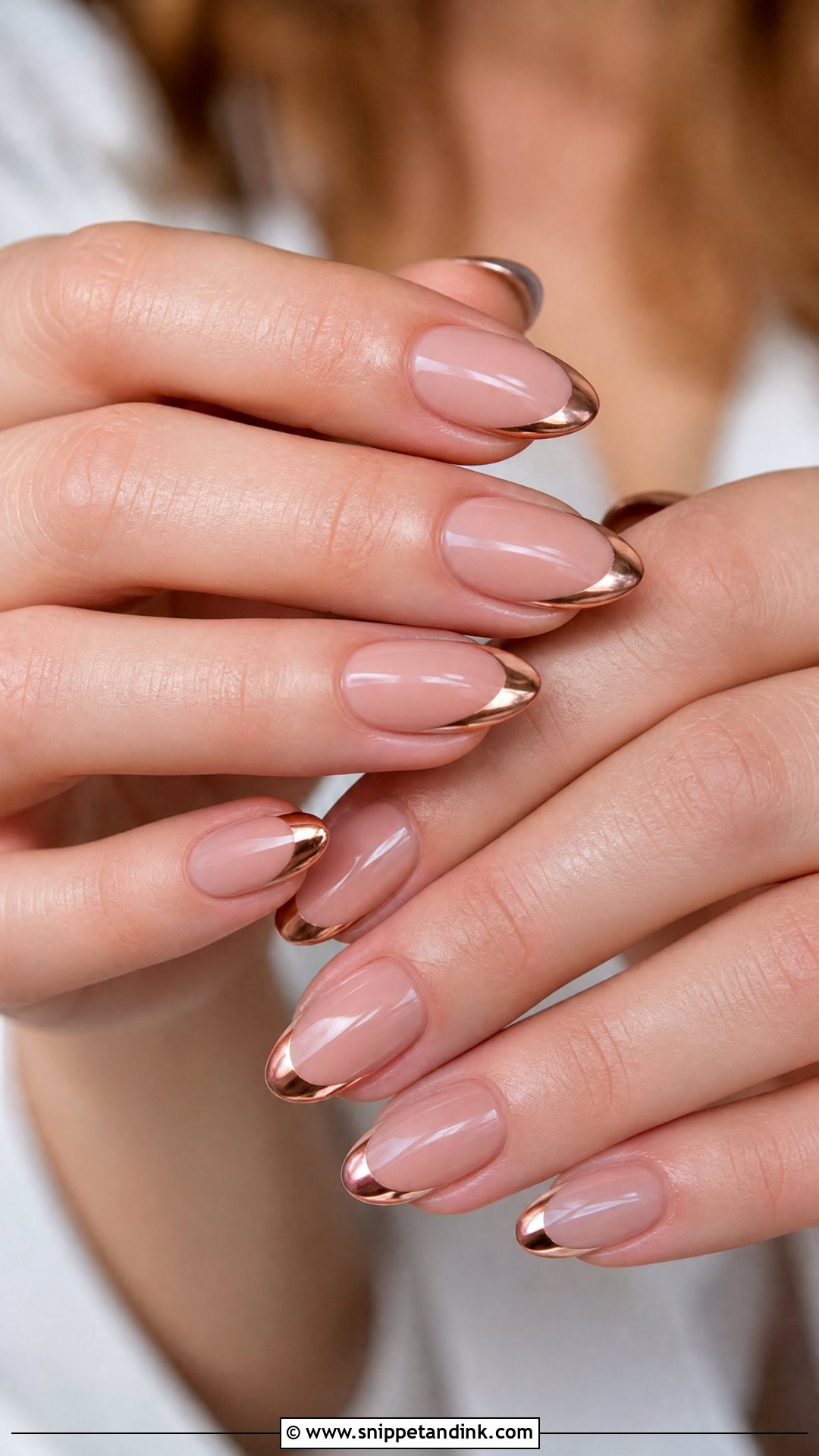 Rose Gold Wedding Guest Nails - Snippet and Ink - 35 Wedding Guest Nails