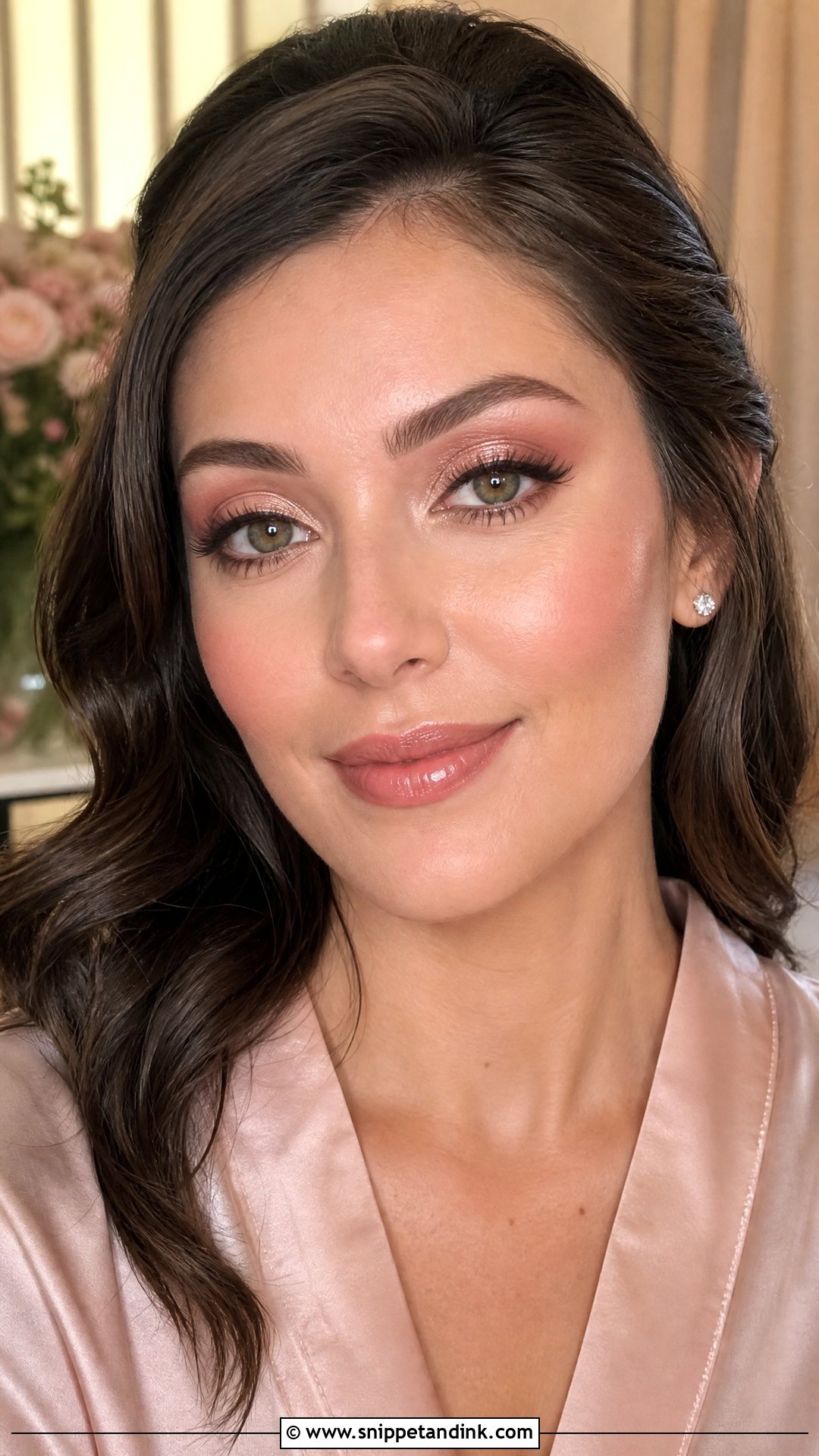 Rose Gold Wedding Makeup - Snippet and Ink - 20 Gold Wedding Makeup Brides