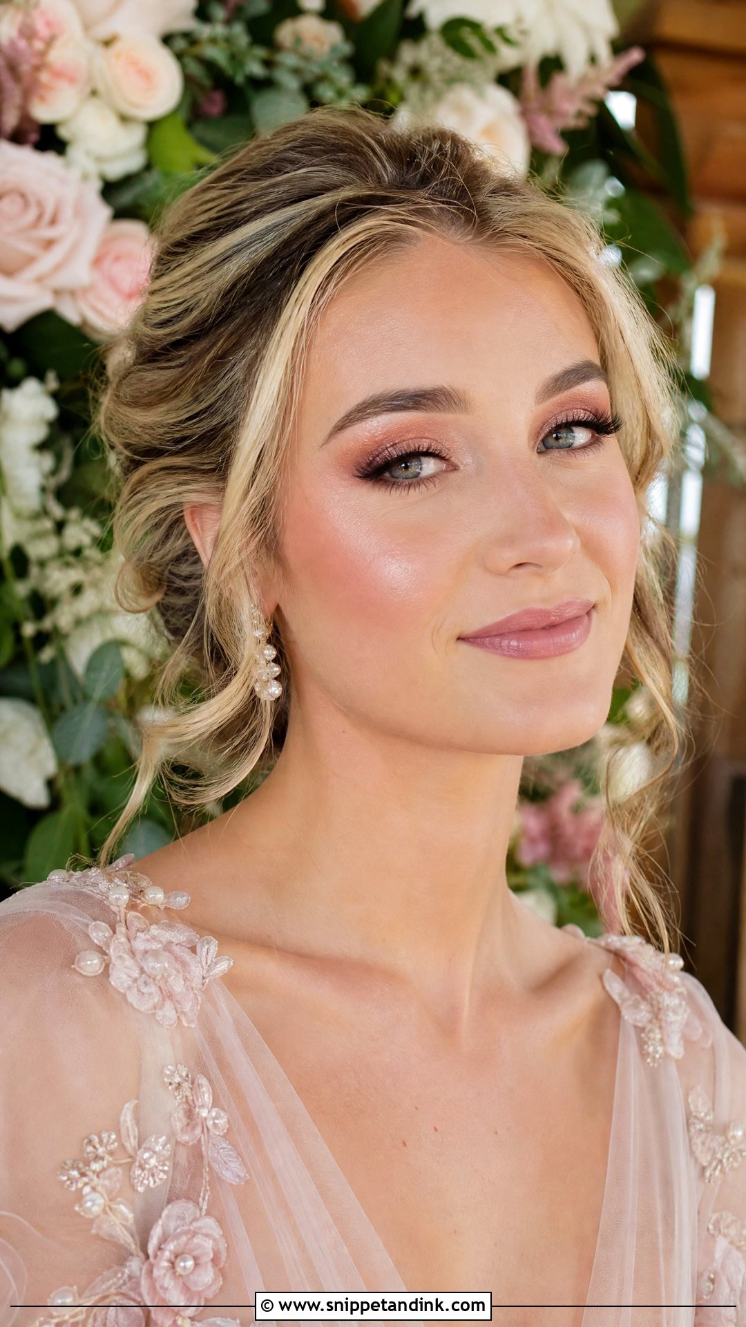 Rose Gold Wedding Makeup - Snippet and Ink - 20 Sultry Wedding Makeup Ideas