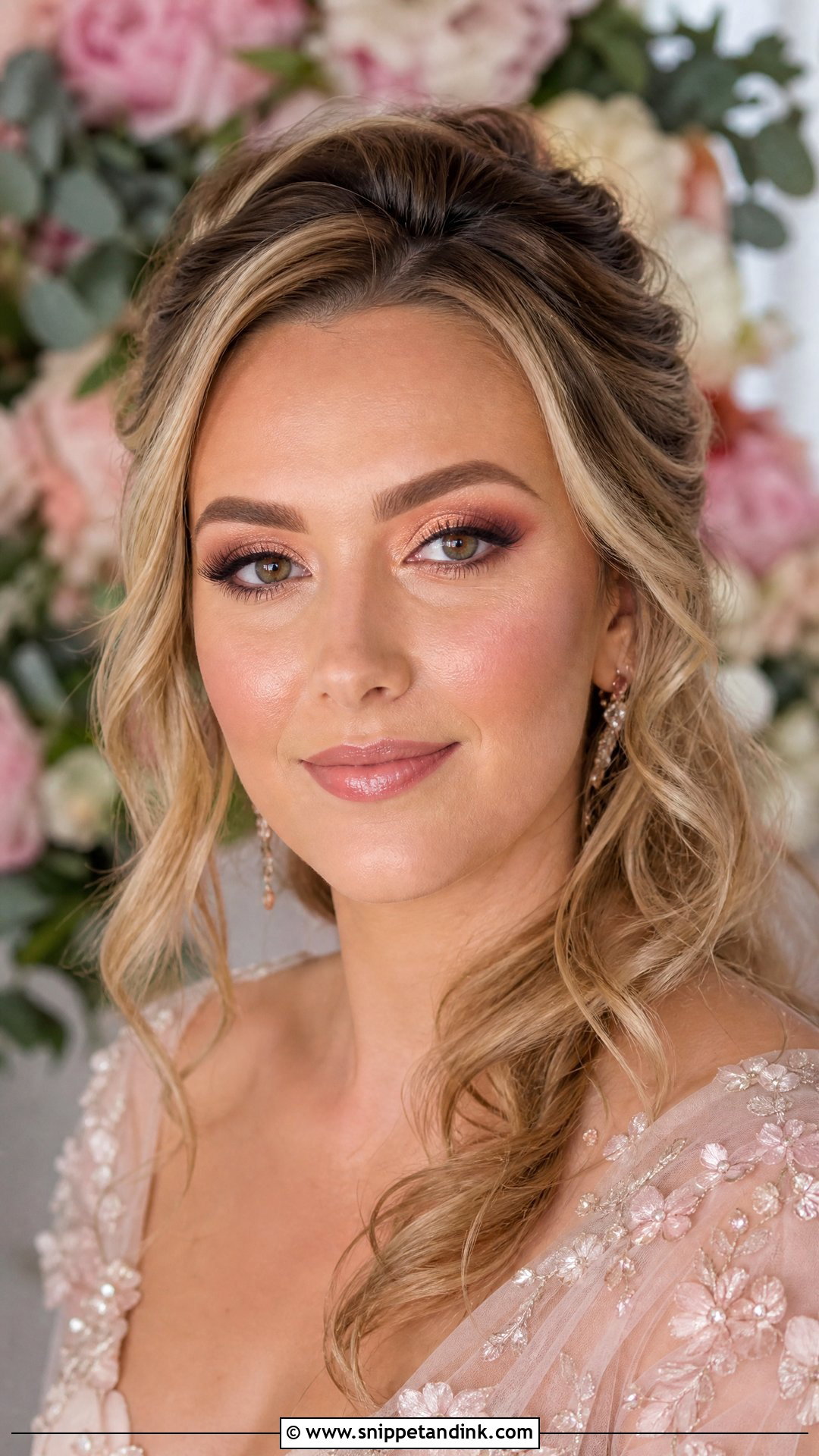 Rose Gold Wedding Makeup - Snippet and Ink - 20 Wedding Make Ideas