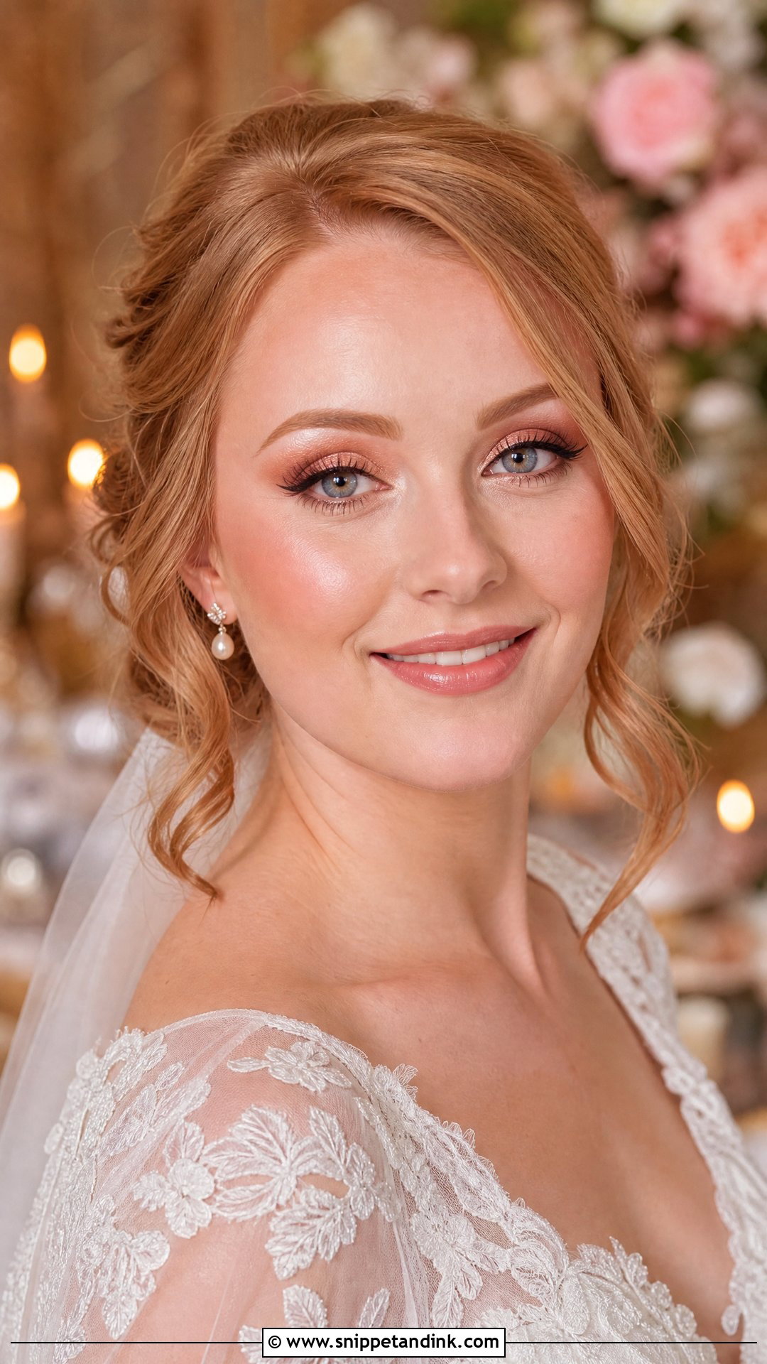 Rose Gold Wedding Makeup - Snippet and Ink - 20 Wedding Makeup 2025 Trends