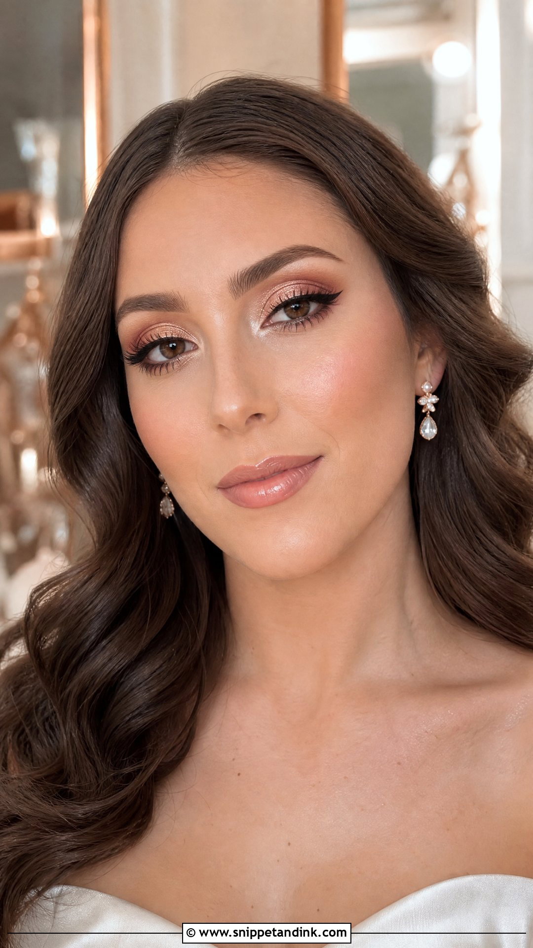 Rose Gold Wedding Makeup - Snippet and Ink - 20 Wedding Makeup Styles