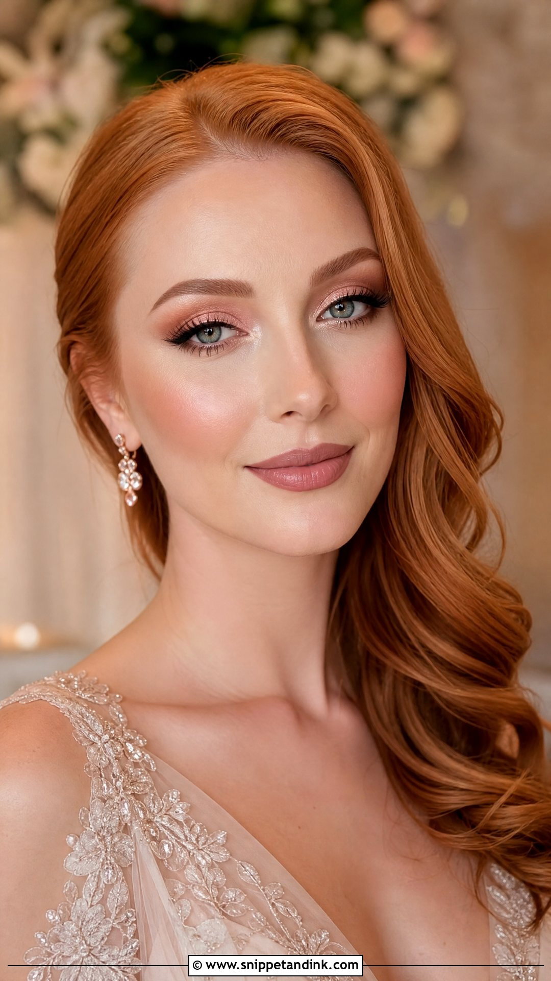 Rose Gold Wedding Makeup - Snippet and Ink - 25 Soft Makeup Look for Wedding Ideas