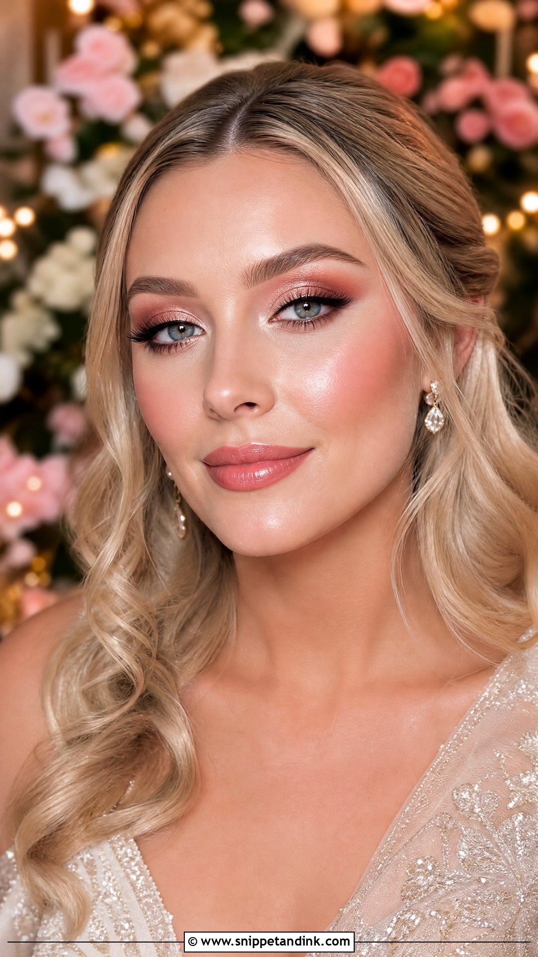 Rose Gold Wedding Makeup - Snippet and Ink - 20 Colorful Wedding Makeup Ideas