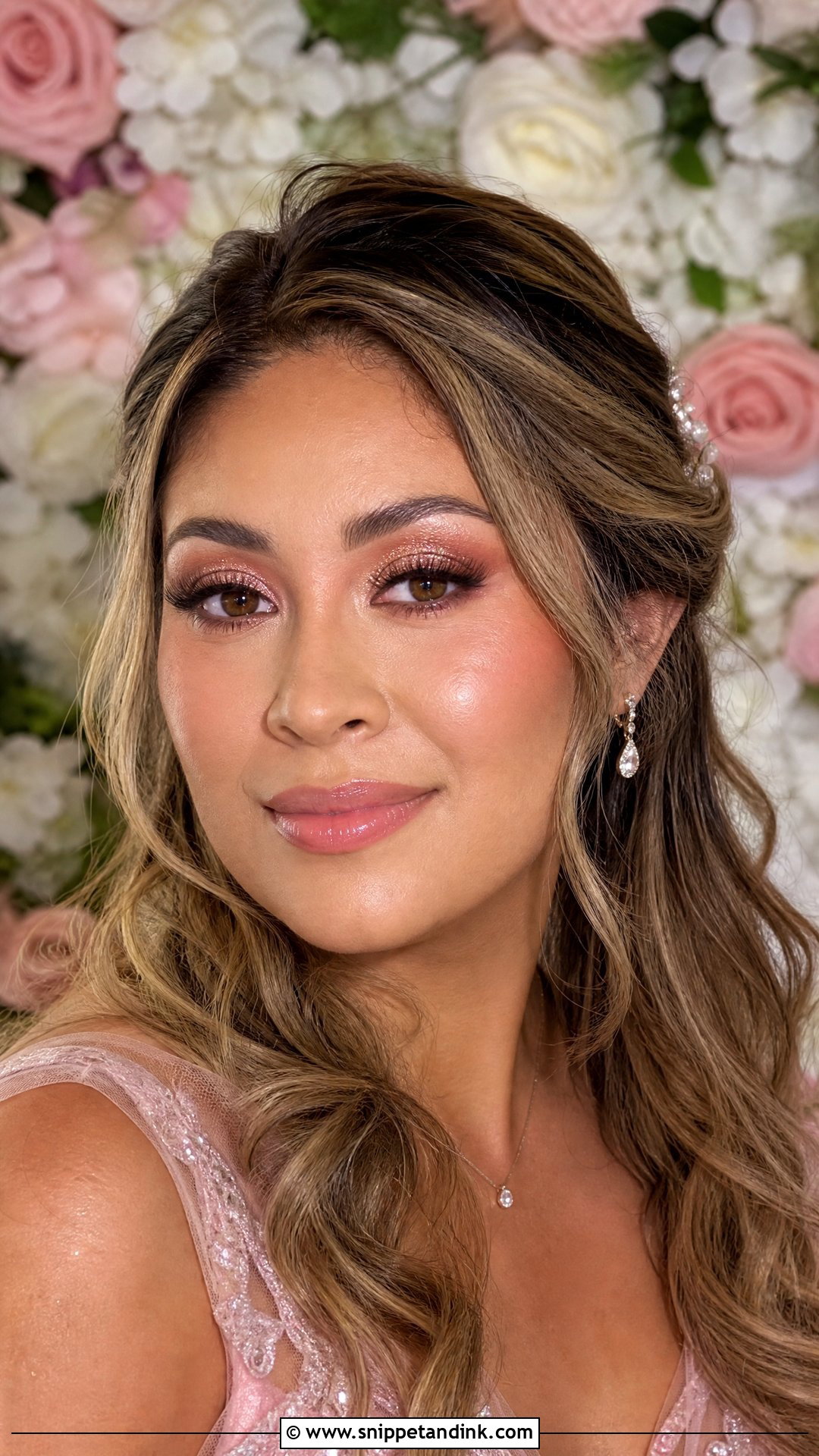 Rose Gold Wedding Makeup For Blonde Hair And Blue Eyes - Snippet and Ink - 20 Wedding Makeup for Blonde Hair and Blue Eyes