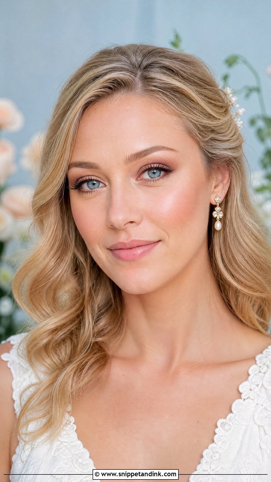 Rose Gold Wedding Makeup For Blue Eyes - Snippet and Ink - 20 Rose Gold Wedding Makeup Ideas