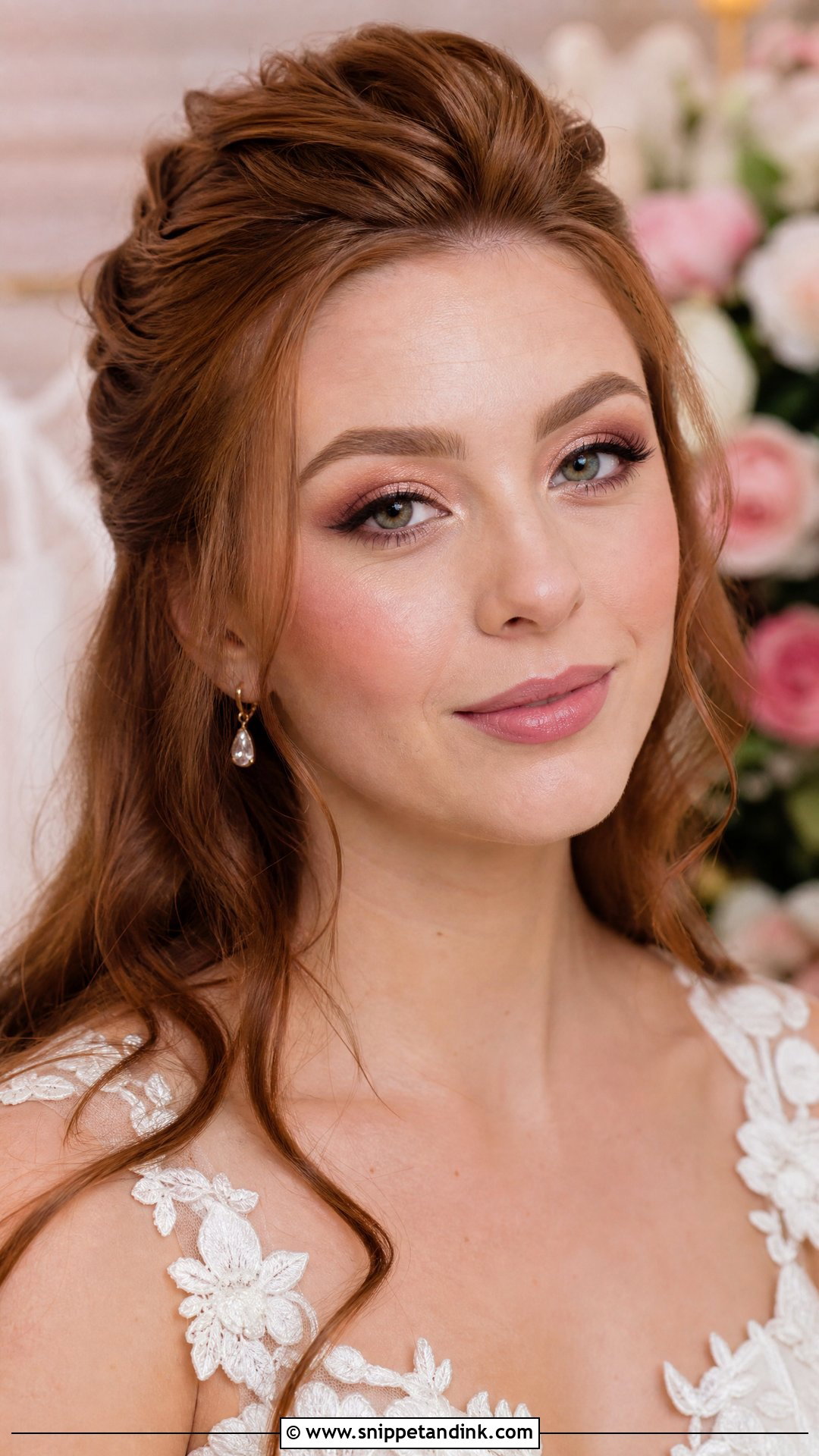 Rose Gold Wedding Makeup For Brown Eyes - Snippet and Ink - 25 Natural Glam Wedding Makeup for Brown Eyes