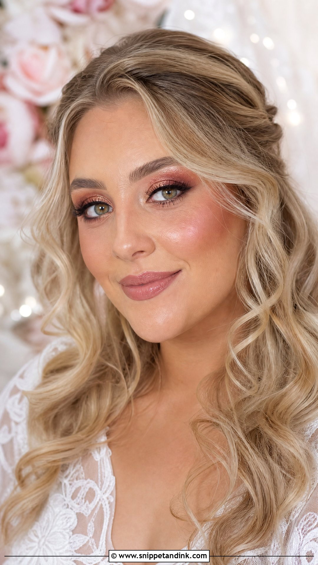 Rose Gold Wedding Makeup For Brown Eyes - Snippet and Ink - 20 Glam Wedding Makeup for Brown Eyes