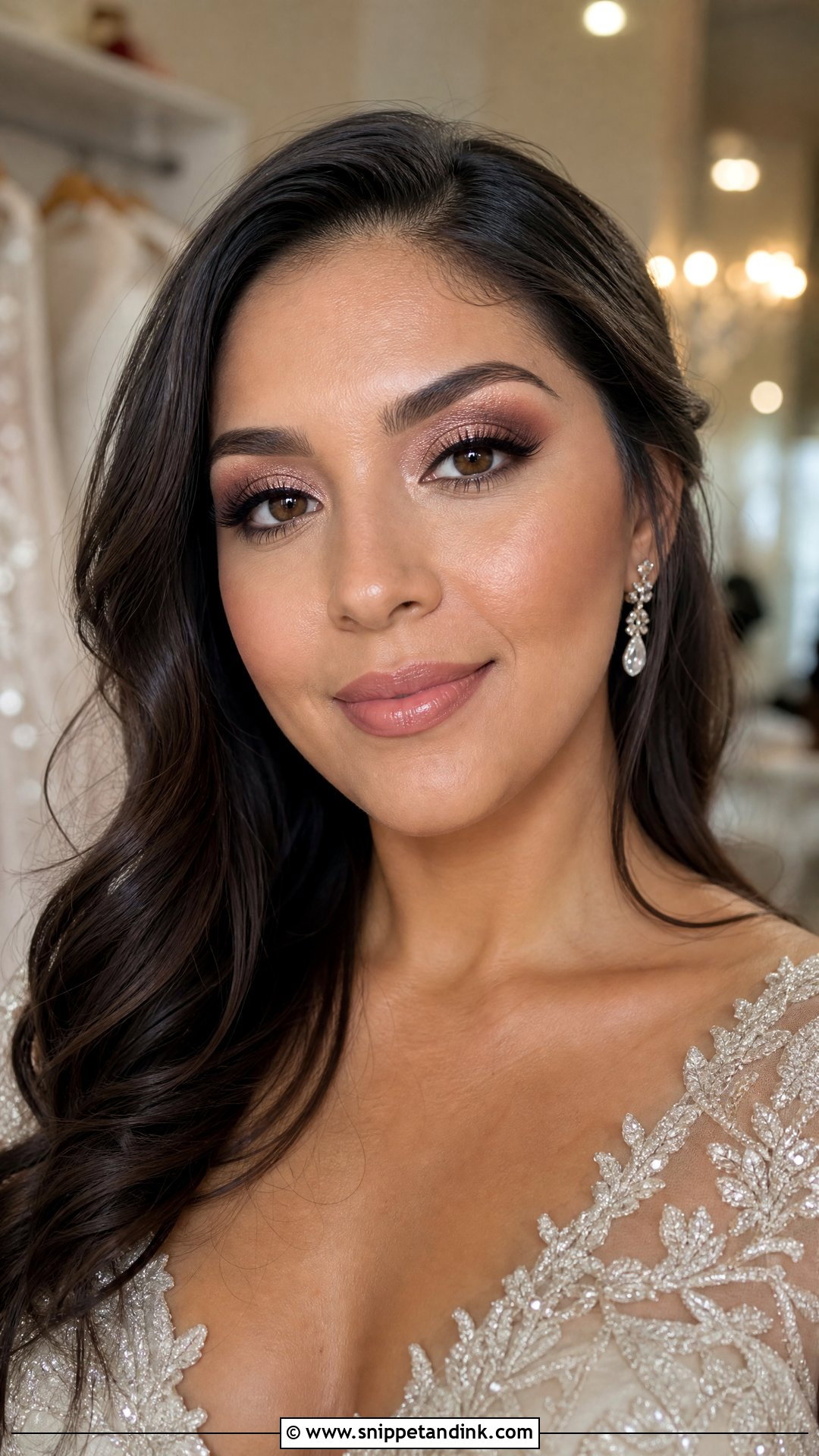 Rose Gold Wedding Makeup For Brown Eyes - Snippet and Ink - 20 Light Wedding Makeup for Brown Eyes