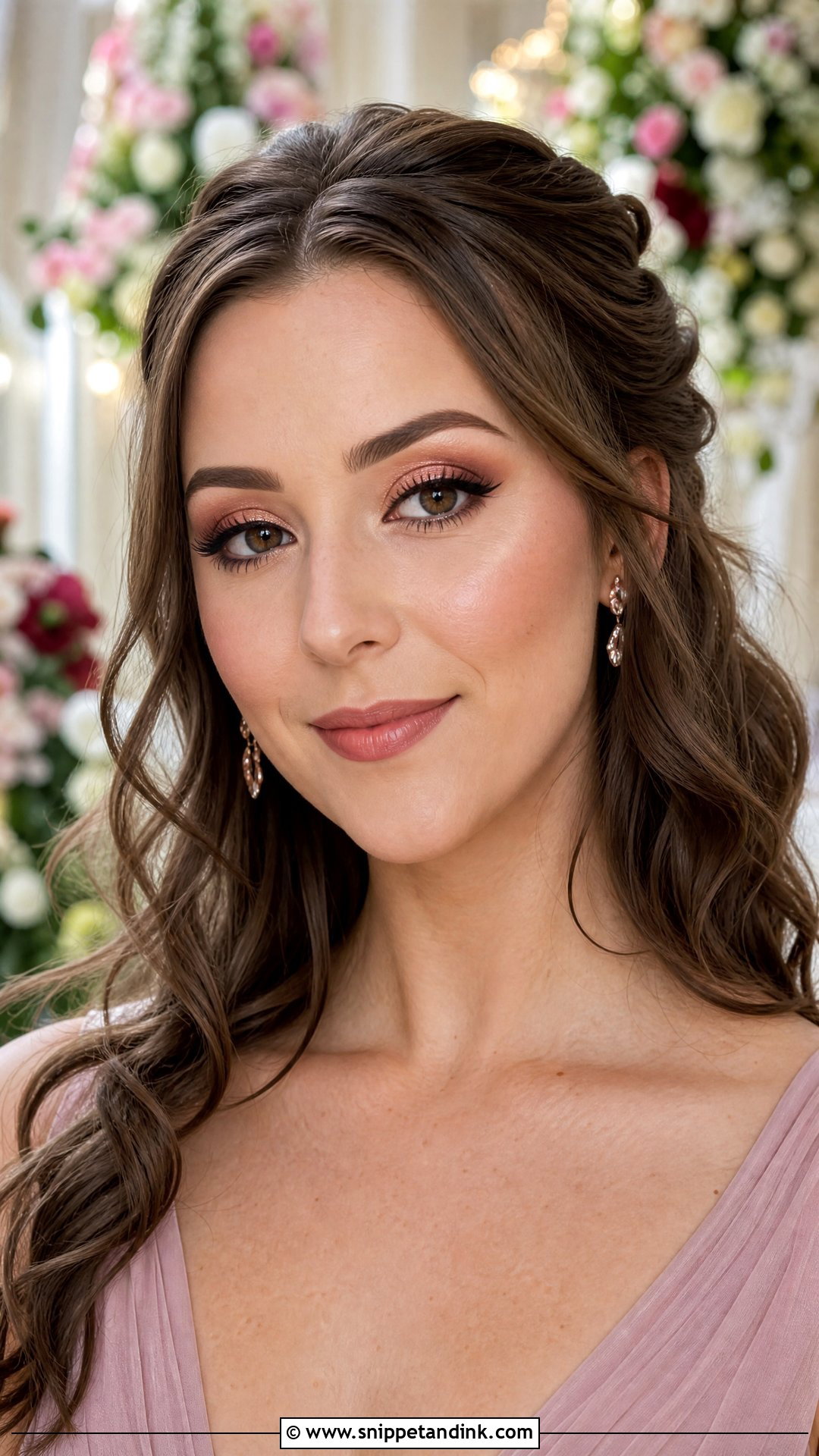 Rose Gold Wedding Makeup For Brown Eyes - Snippet and Ink - 20 Simple Wedding Makeup for Brown Eyes