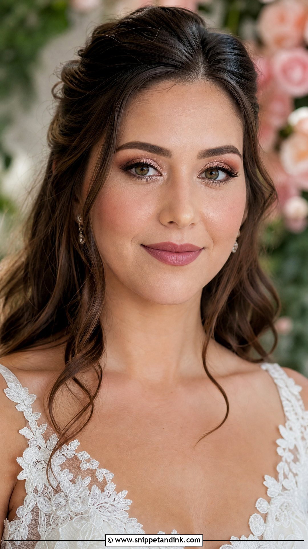 Rose Gold Wedding Makeup For Brunettes - Snippet and Ink - 20 Wedding Makeup Brunette Ideas