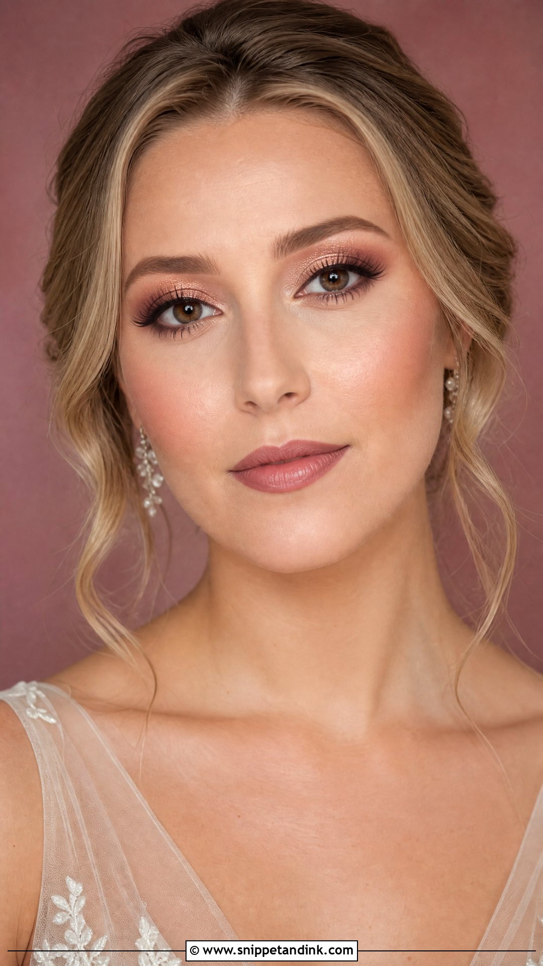 Rose Gold Wedding Makeup For Dark Brown Eyes - Snippet and Ink - 20 Wedding Makeup for Dark Brown Eyes