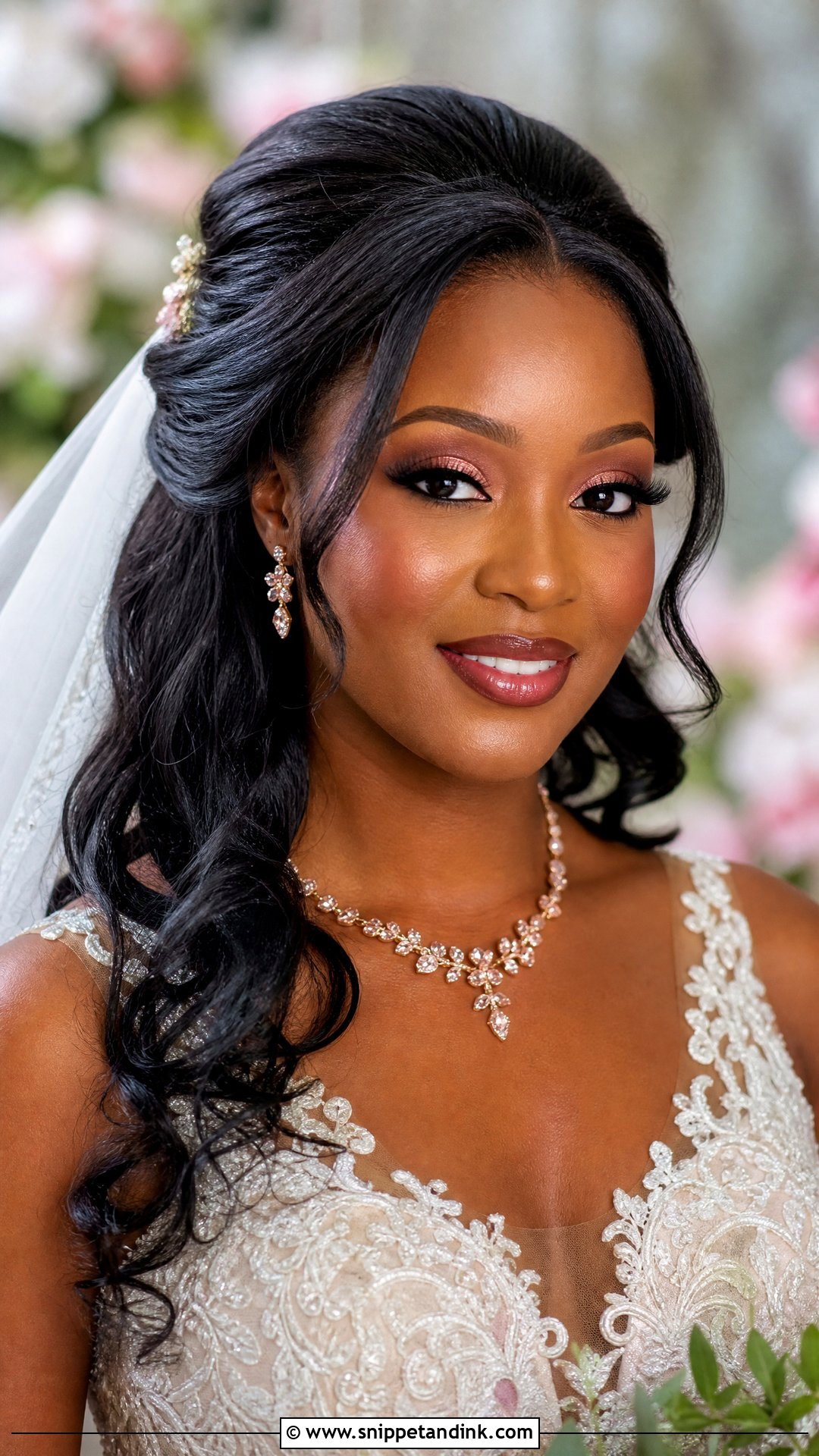 Rose Gold Wedding Makeup For Dark Skin - Snippet and Ink - 20 Wedding Makeup for Dark Skin Ideas