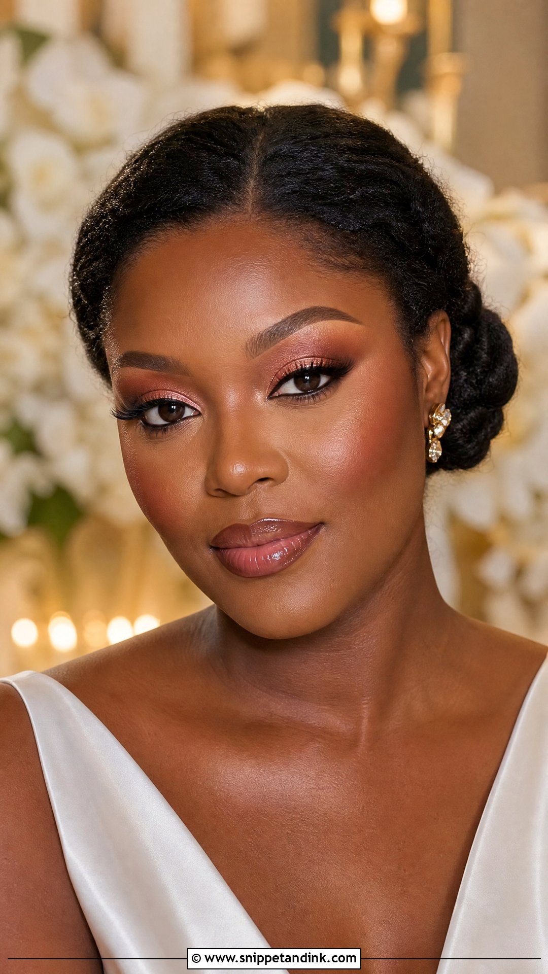 Rose Gold Wedding Makeup For Dark Skin - Snippet and Ink - 20 Rose Gold Wedding Makeup Ideas