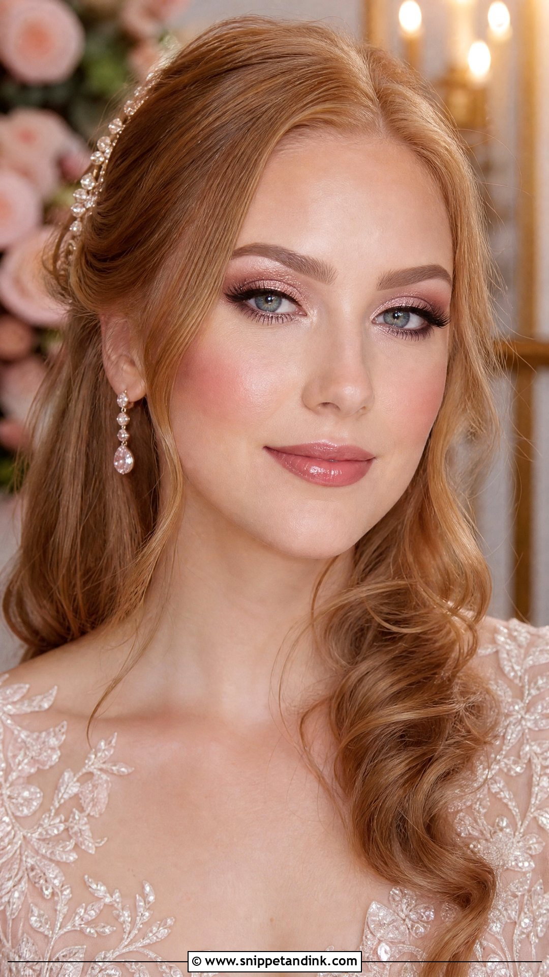 Rose Gold Wedding Makeup For Fair Skin - Snippet and Ink - 20 Wedding Makeup Fair Skin Ideas