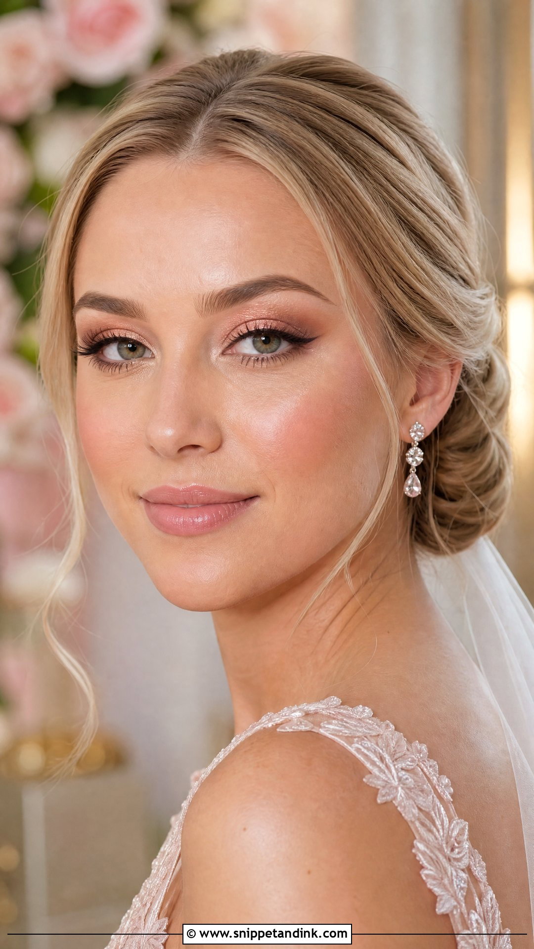 Rose Gold Wedding Makeup For Green Eyes - Snippet and Ink - 30 Wedding Makeup for Green Eyes