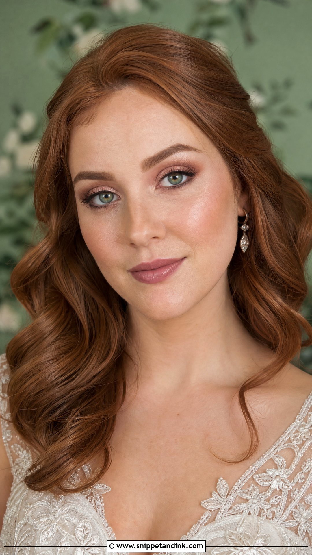 Rose Gold Wedding Makeup For Green Eyes - Snippet and Ink - 20 Rose Gold Wedding Makeup Ideas