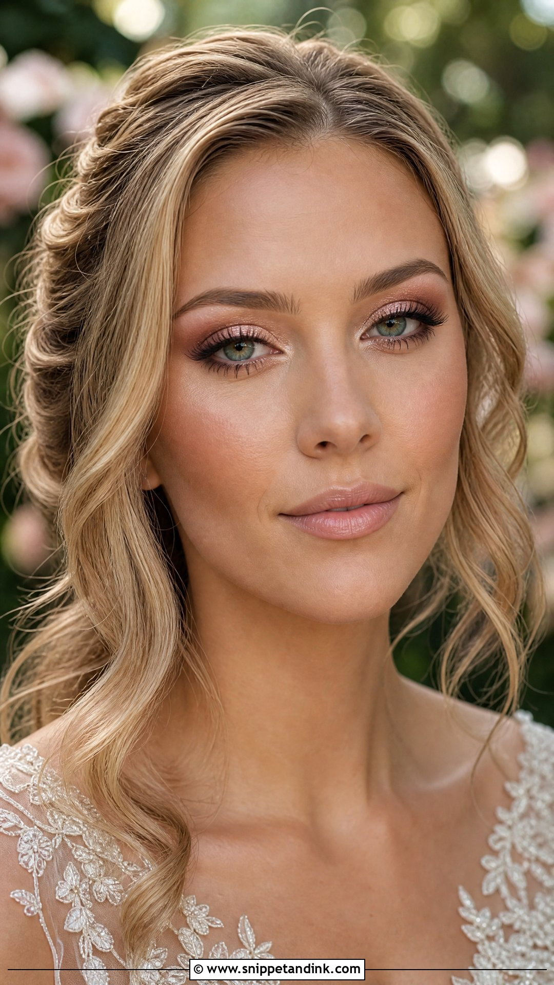 Rose Gold Wedding Makeup For Green Eyes - Snippet and Ink - 20 Wedding Makeup for Green Eyes and Blonde Hair