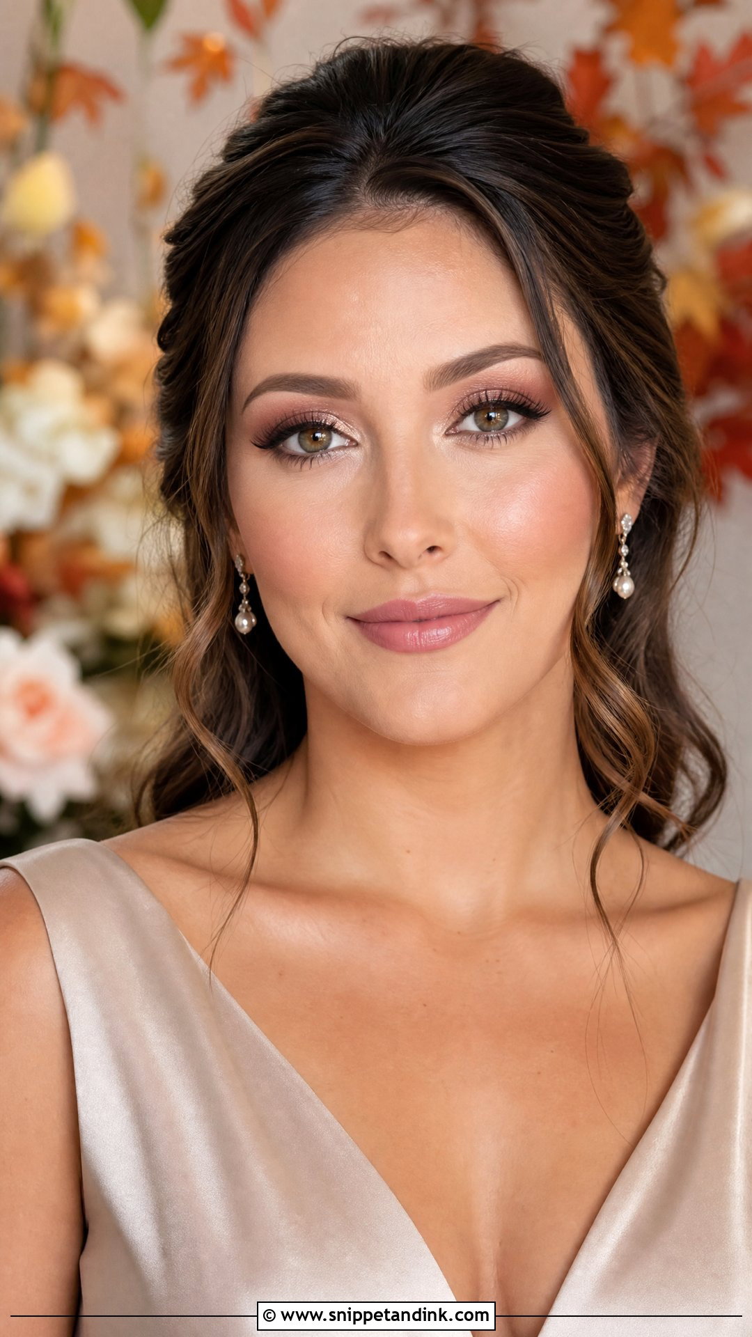 Rose Gold Wedding Makeup For Green Eyes - Snippet and Ink - 20 Fall Wedding Makeup for Bride Green Eyes