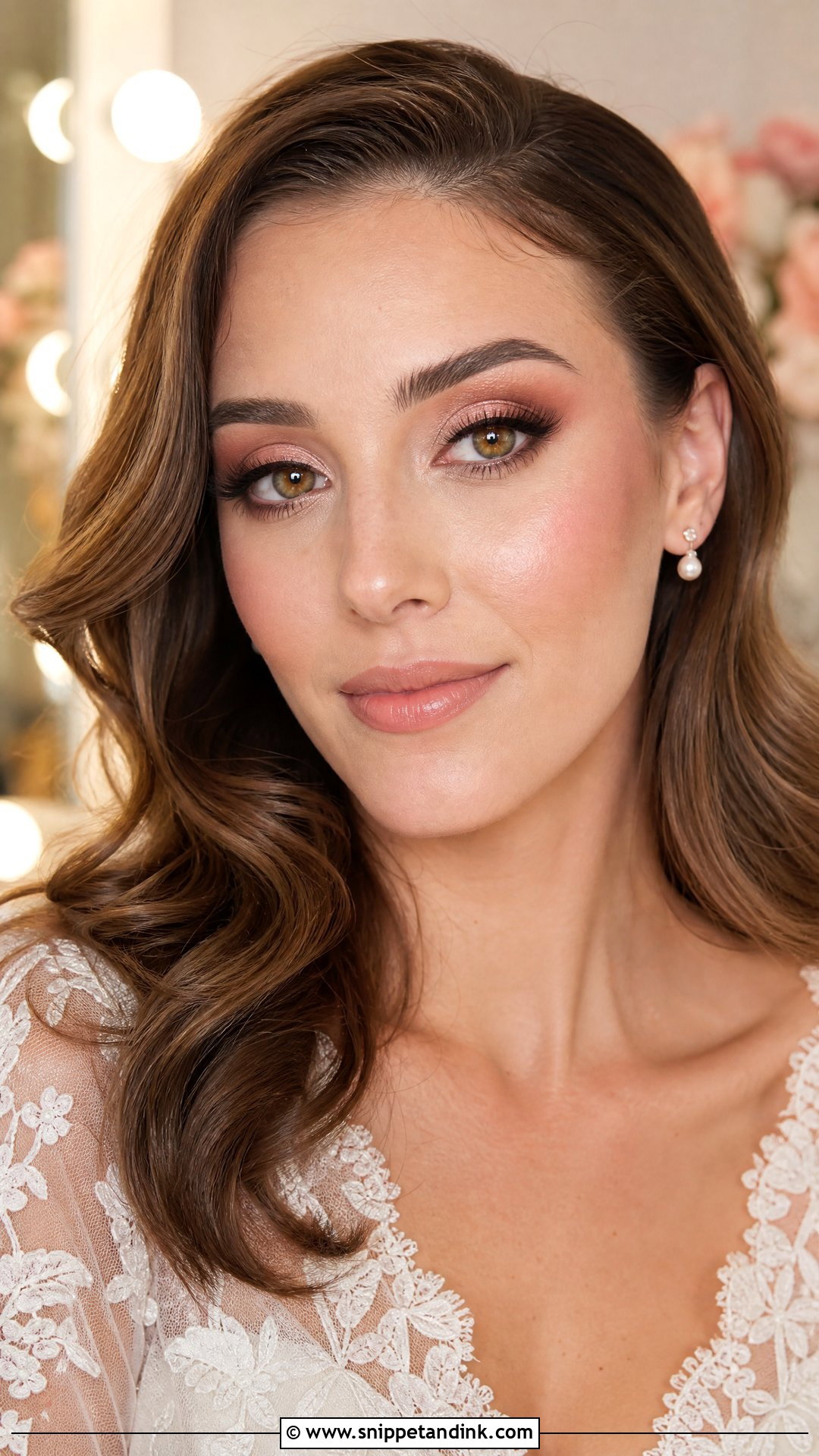 Rose Gold Wedding Makeup For Hazel Eyes - Snippet and Ink - 20 Natural Wedding Makeup for Hazel Eyes