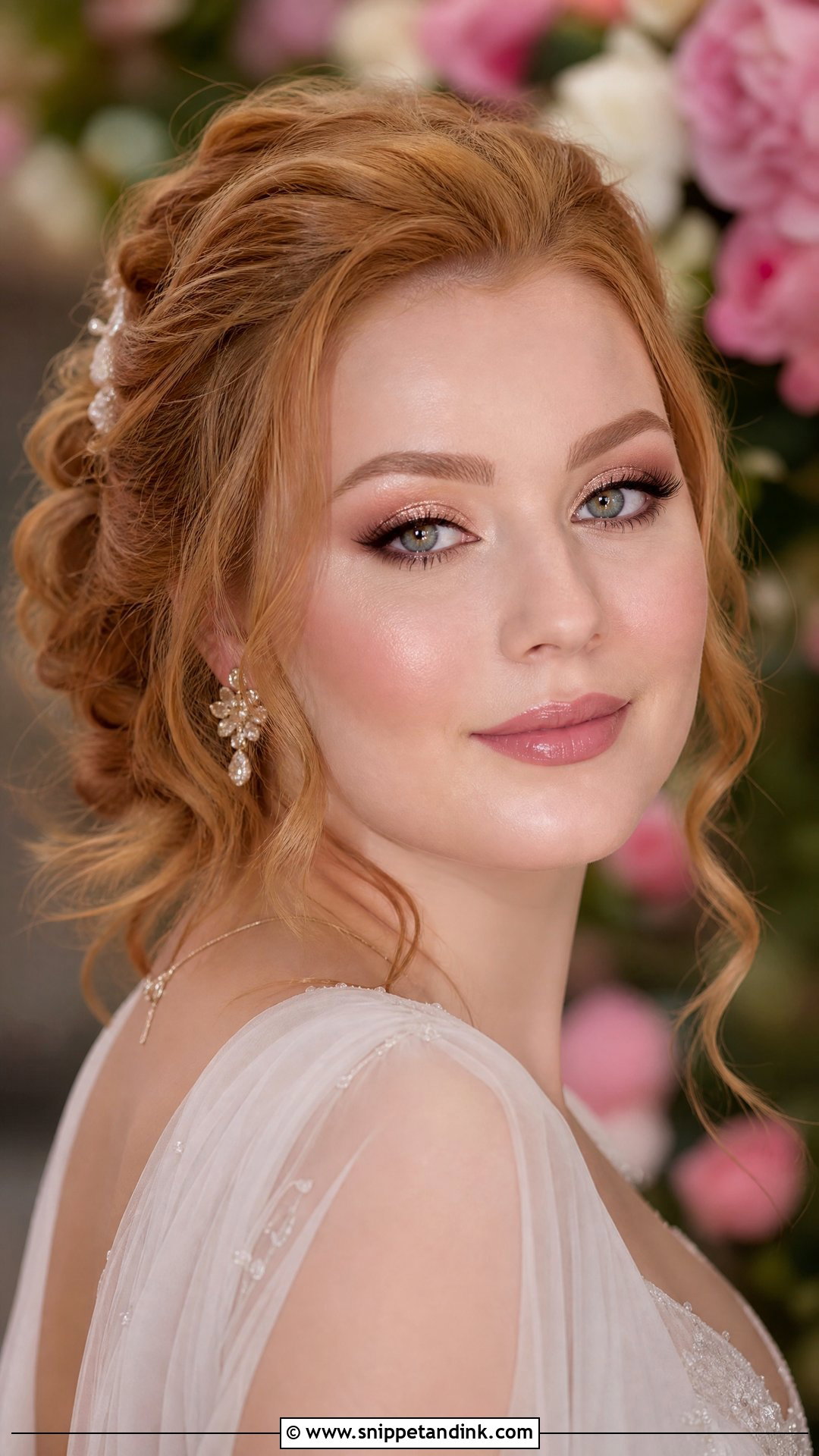 Rose Gold Wedding Makeup For Round Face - Snippet and Ink - 20 Wedding Makeup Round Face Ideas