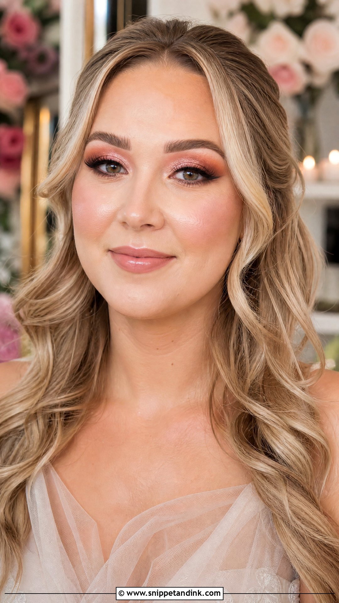 Rose Gold Wedding Makeup For Round Face - Snippet and Ink - 20 Wedding Makeup for Round Face Ideas