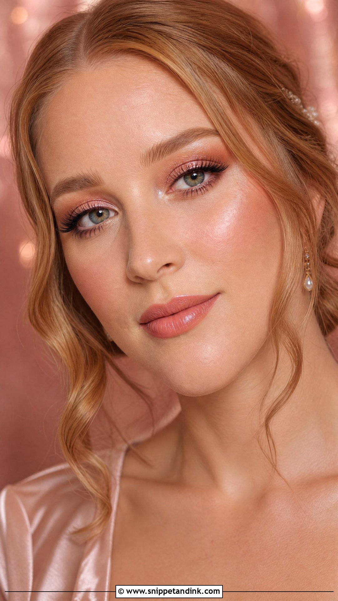 Rose Gold Wedding Makeup Look - Snippet and Ink - 20 Simple Makeup Looks Wedding