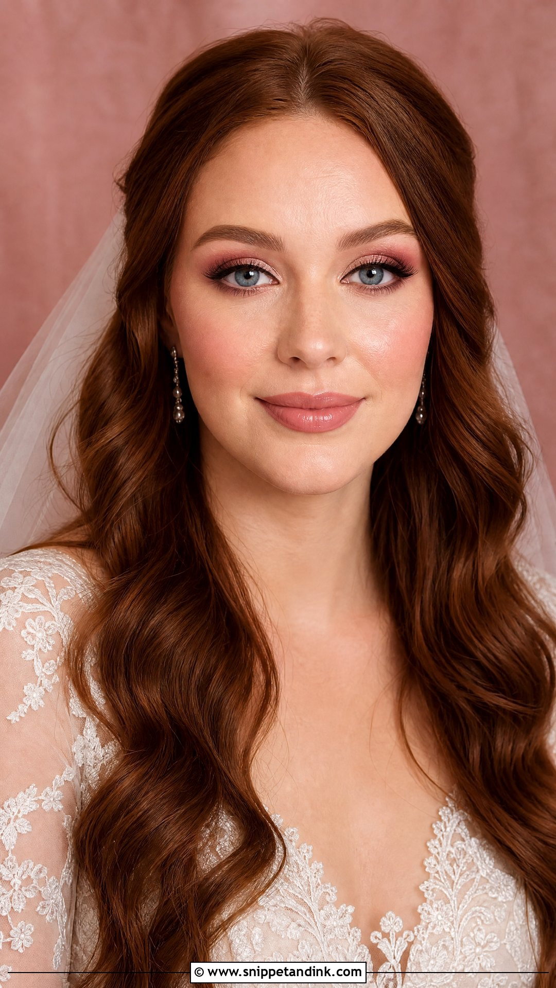 Rose Gold Wedding Makeup for Blue Eyes - Snippet and Ink - 20 Glowy Wedding Makeup for Blue Eyes