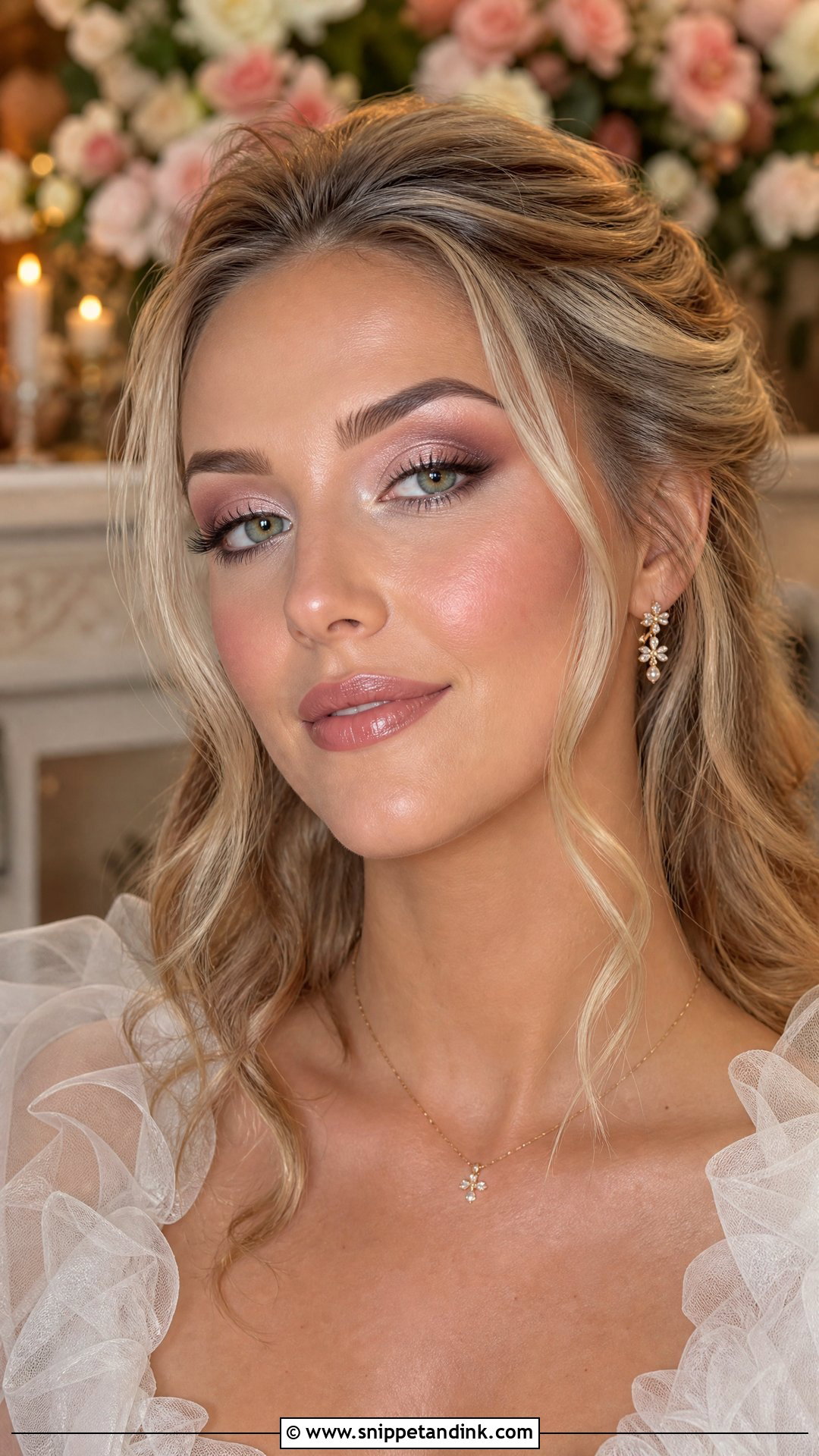 Rose Gold Wedding Makeup for Hooded Eyes - Snippet and Ink - 25 Wedding Makeup for Hooded Eyes