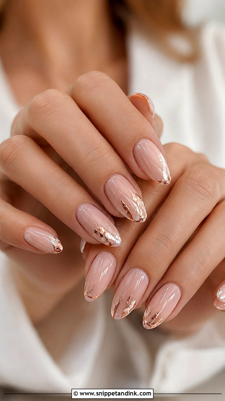 Rose Gold Wedding Nails - Snippet and Ink - 20 Wedding Nails for Mother of the Bride