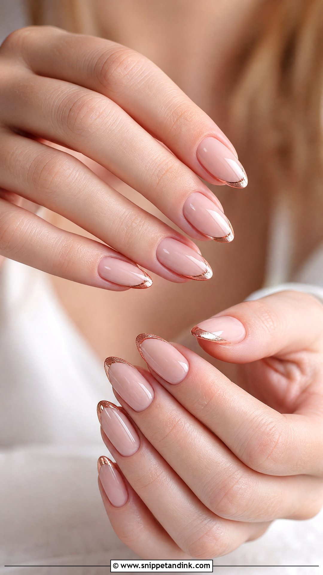Rose Gold Wedding Nails - Snippet and Ink - 25 Classy Wedding Nails