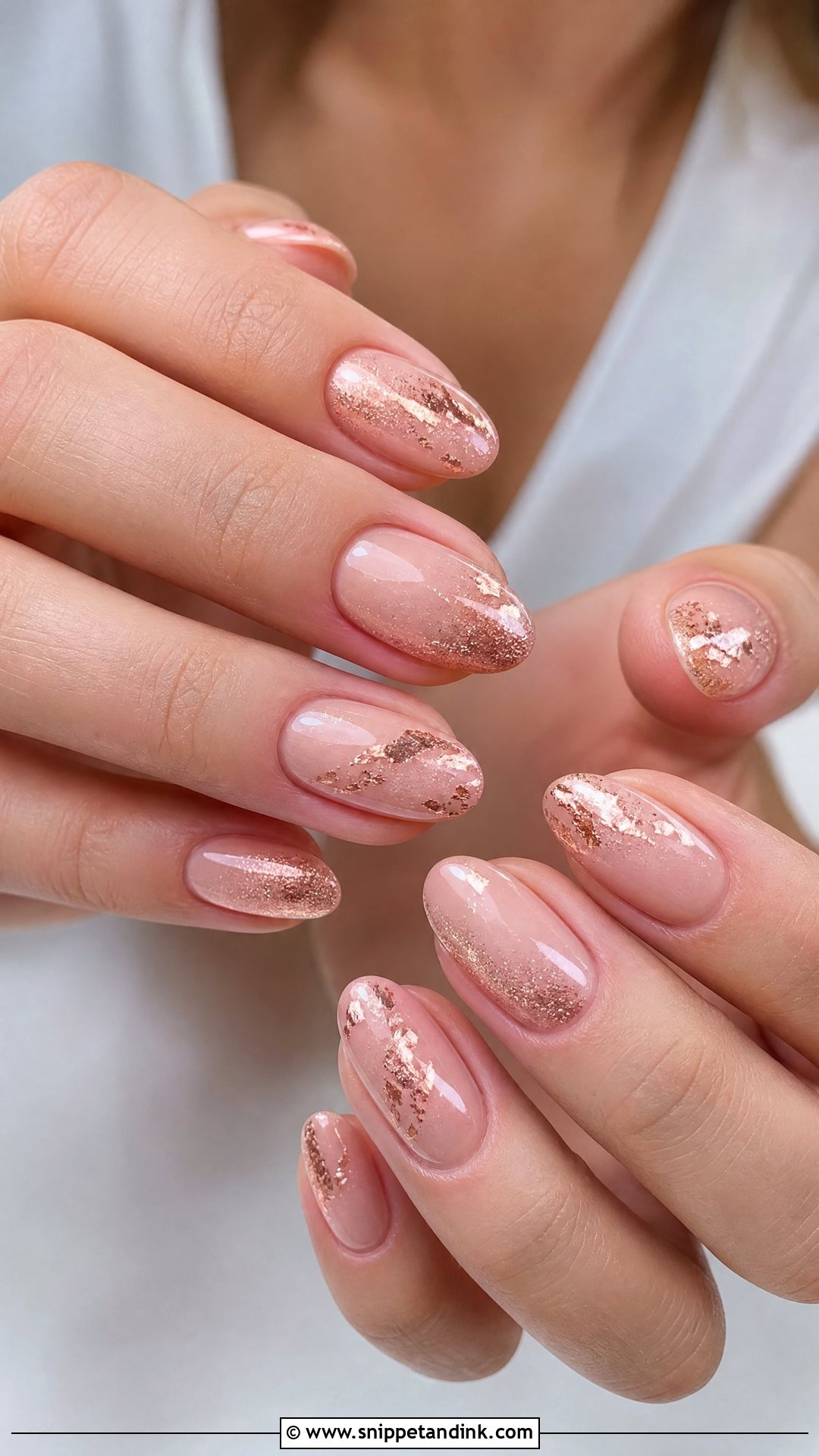Rose Gold Wedding Nails - Snippet and Ink - 25 Nail Designs for Wedding
