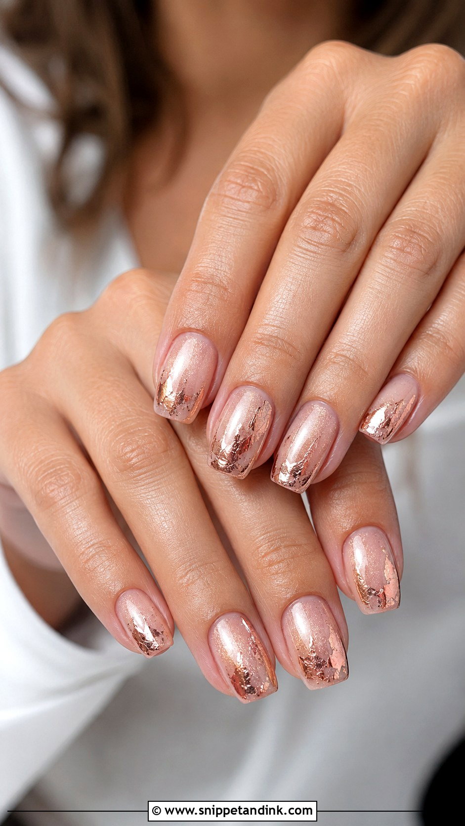Rose Gold Wedding Nails - Snippet and Ink - 20 Cute Nails for a Wedding