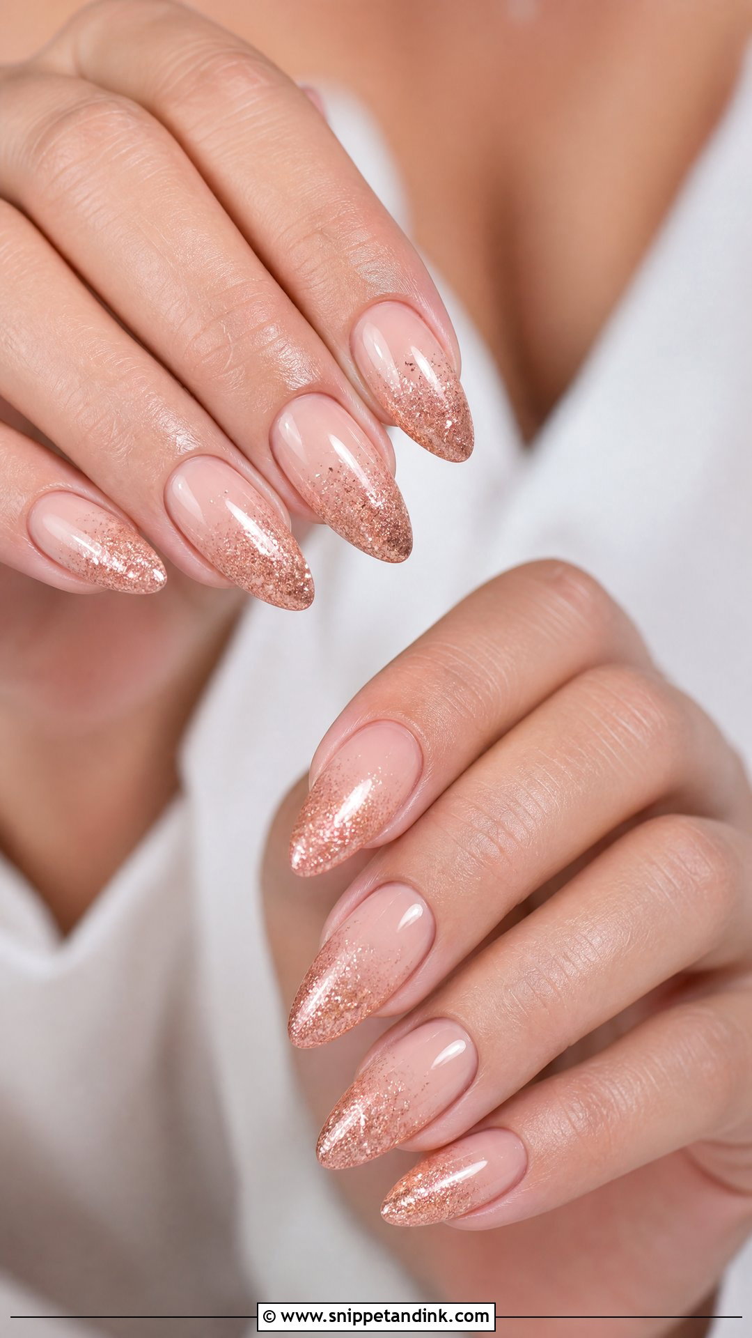 Rose Gold Wedding Nails - Snippet and Ink - 35 Nails for Wedding