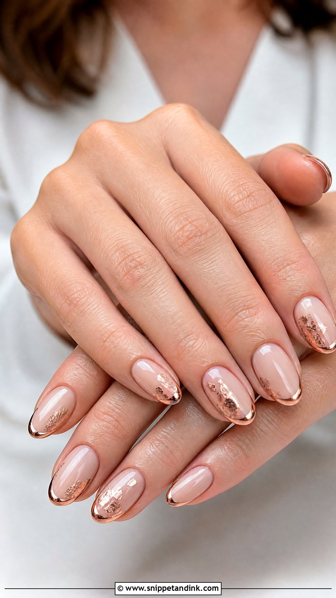 Rose Gold Wedding Nails - Snippet and Ink - 35 Wedding Nails