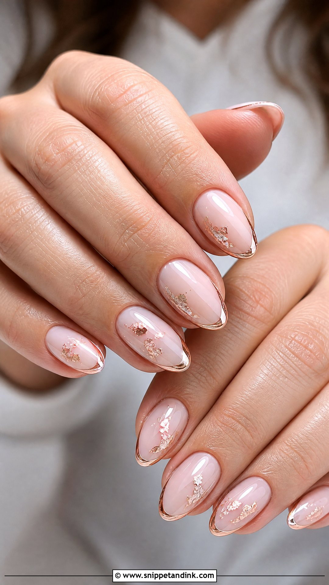 Rose Gold Wedding Nails - Snippet and Ink - 35 Wedding Nails for Bride