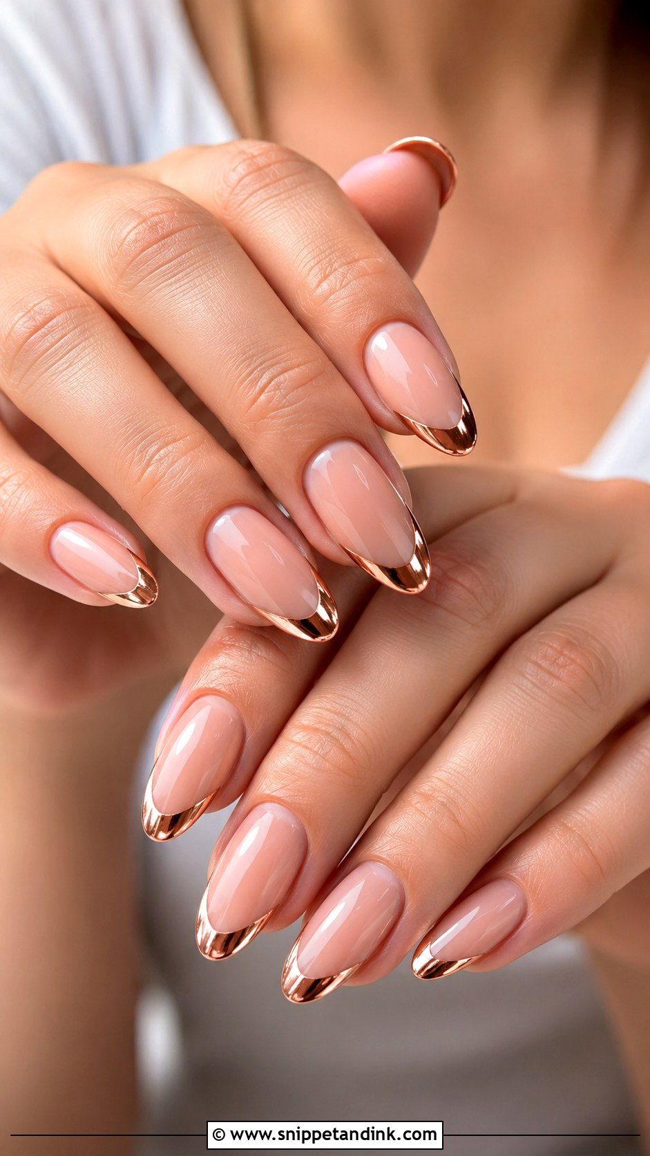 Rose Gold Wedding Nails - Snippet and Ink - 20 Nail Ideas for a Wedding