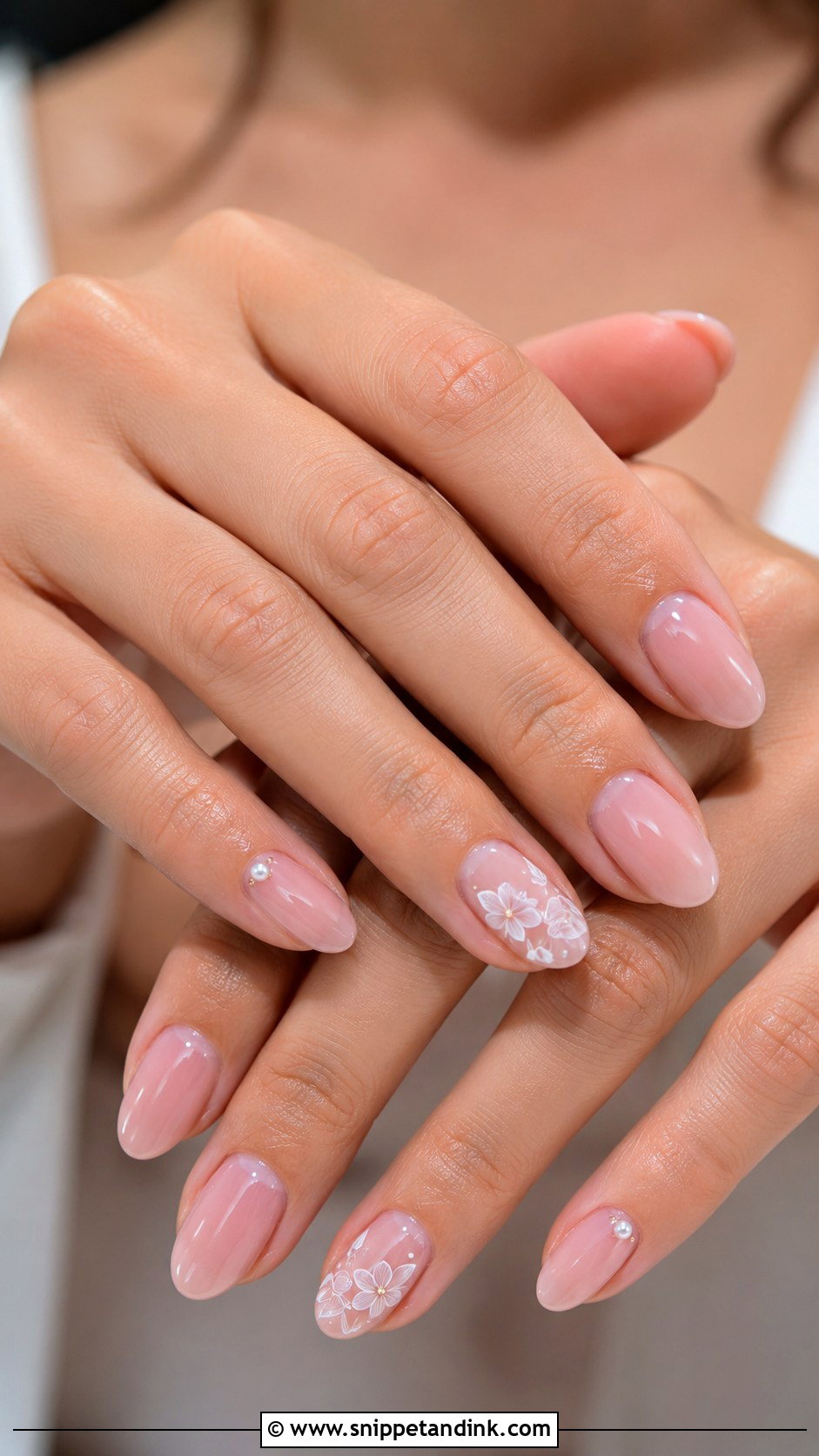 Rose Gold Wedding Ring Nails - Snippet and Ink - 20 Wedding Ring Nails