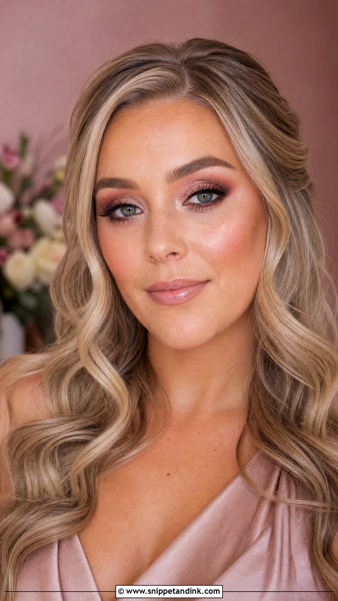 Rose Gold Wedding Smokey Eye - Snippet and Ink - 20 Wedding Smokey Eye Ideas