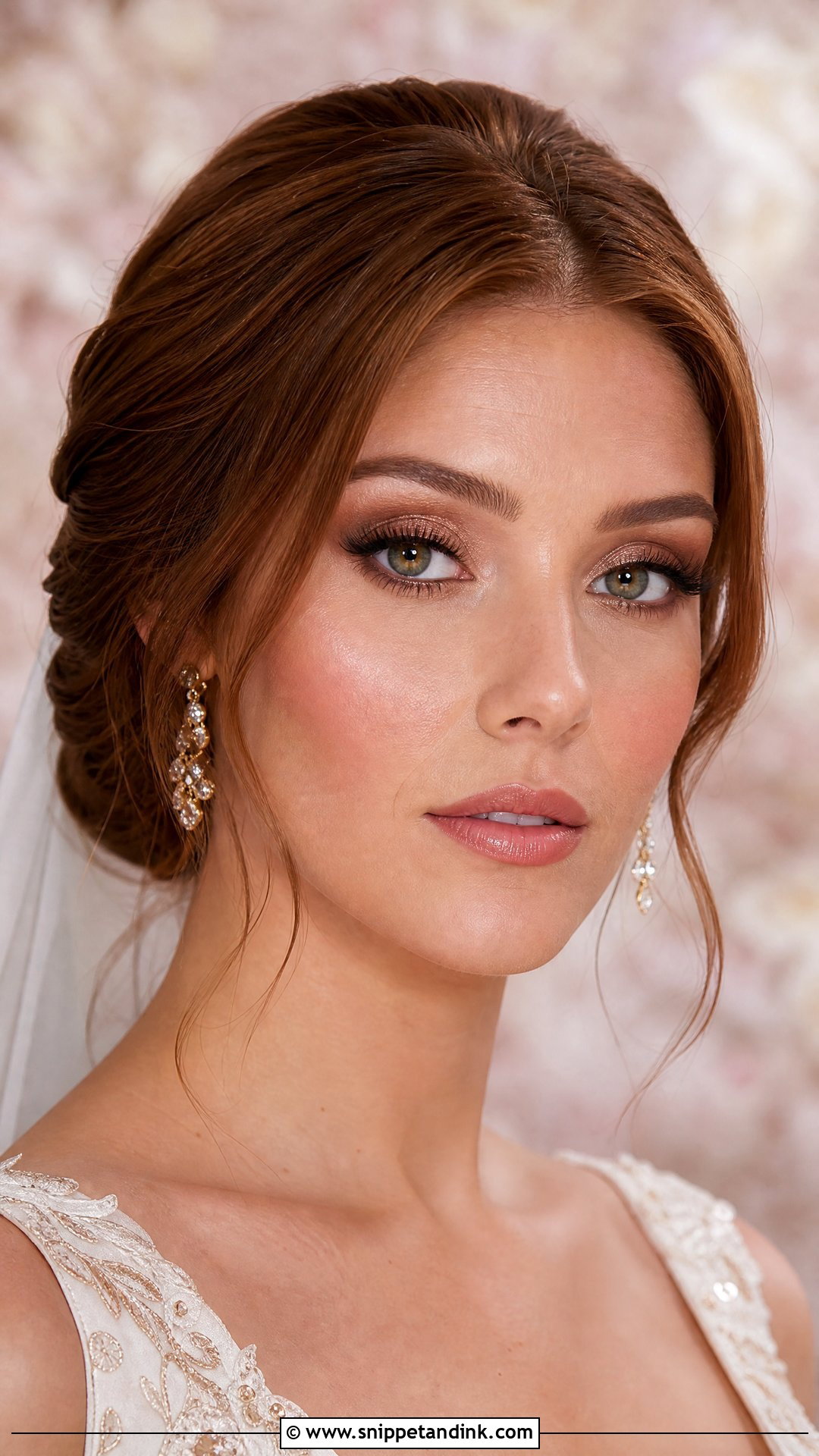 Rose Gold White Wedding Makeup - Snippet and Ink - 20 White Wedding Makeup Ideas